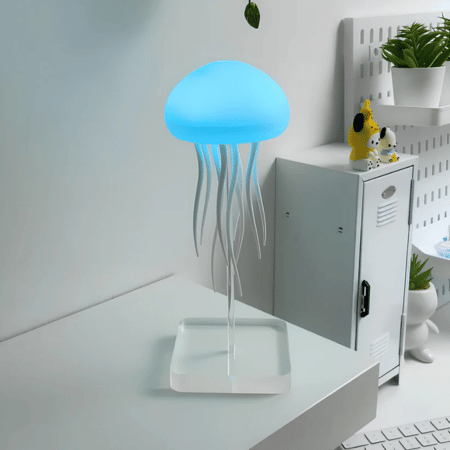 MeduGlow – LED jellyfish mood lamp with color-changing light & USB rechargeable battery