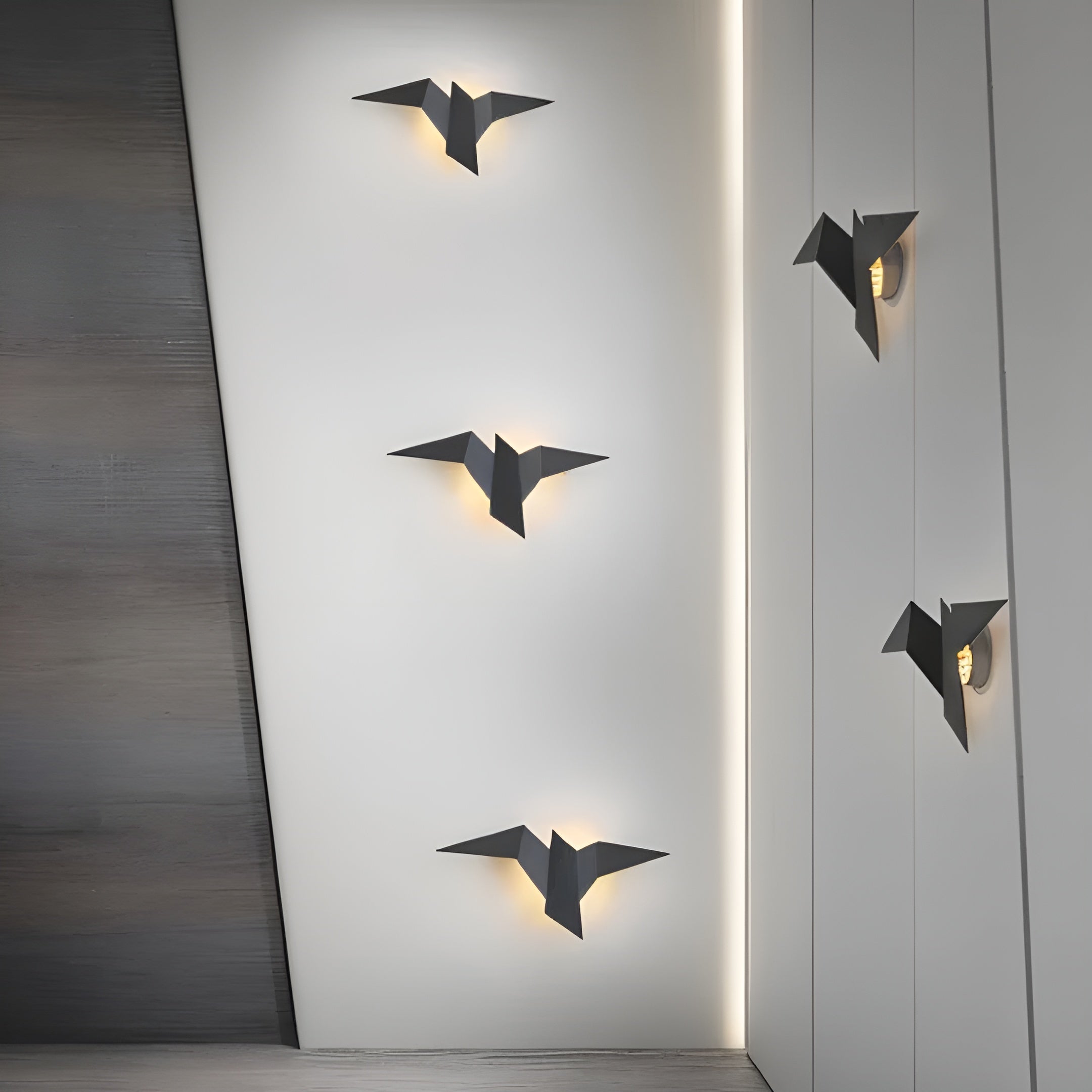 OrigamiGlow – Origami Wall Lamp Modern Sculptural LED Wall Light for Home