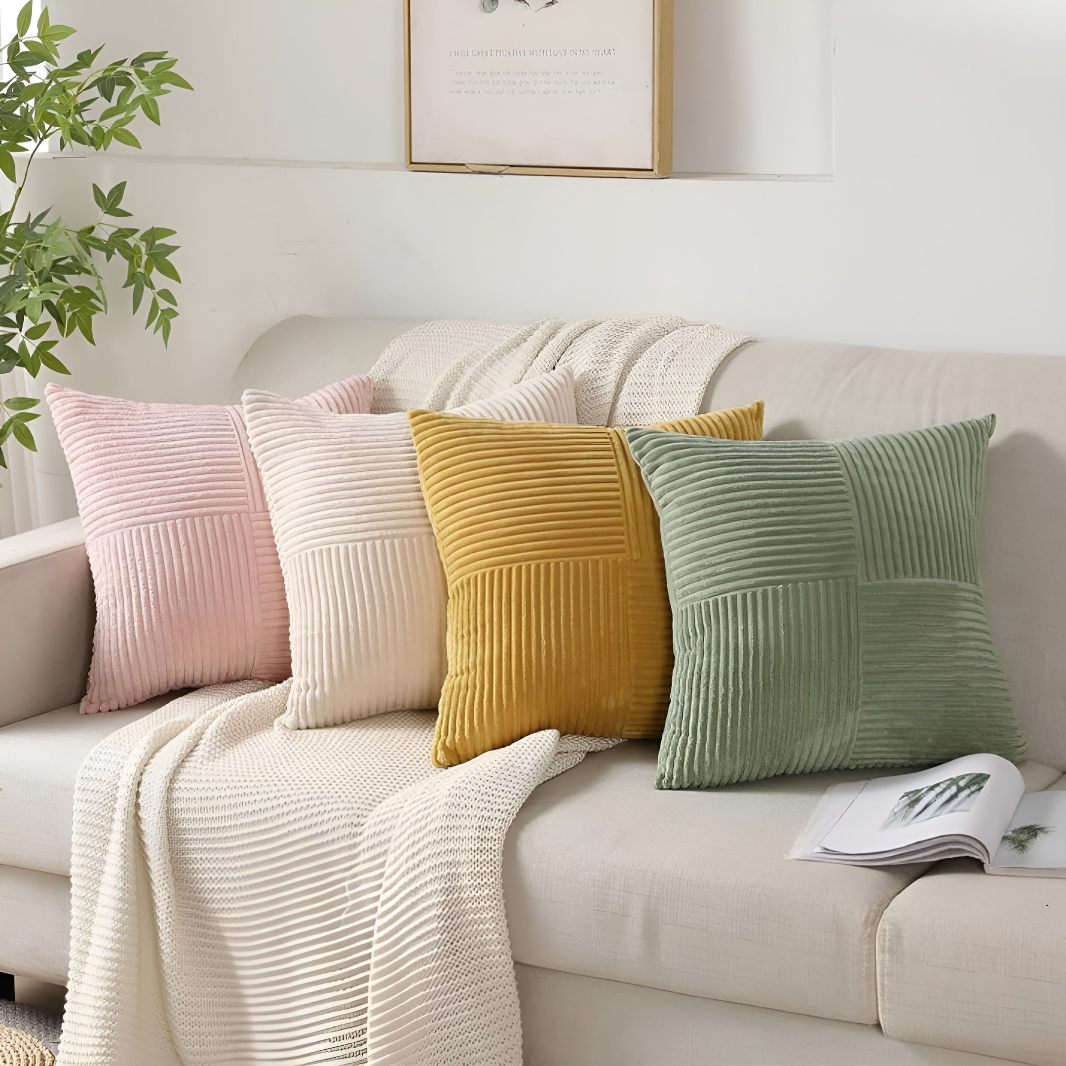 Velvaira – Luxe Throw Pillow Soft Plush Cushion for Bed Sofa or Couch Home Decor