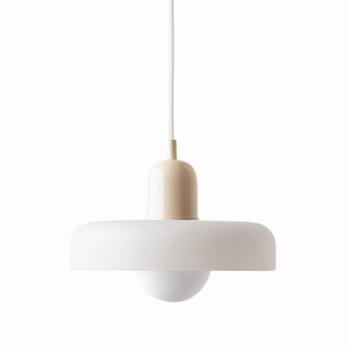 Radiant Bloom – Bauhaus Inspired Stained Glass Pendant Light