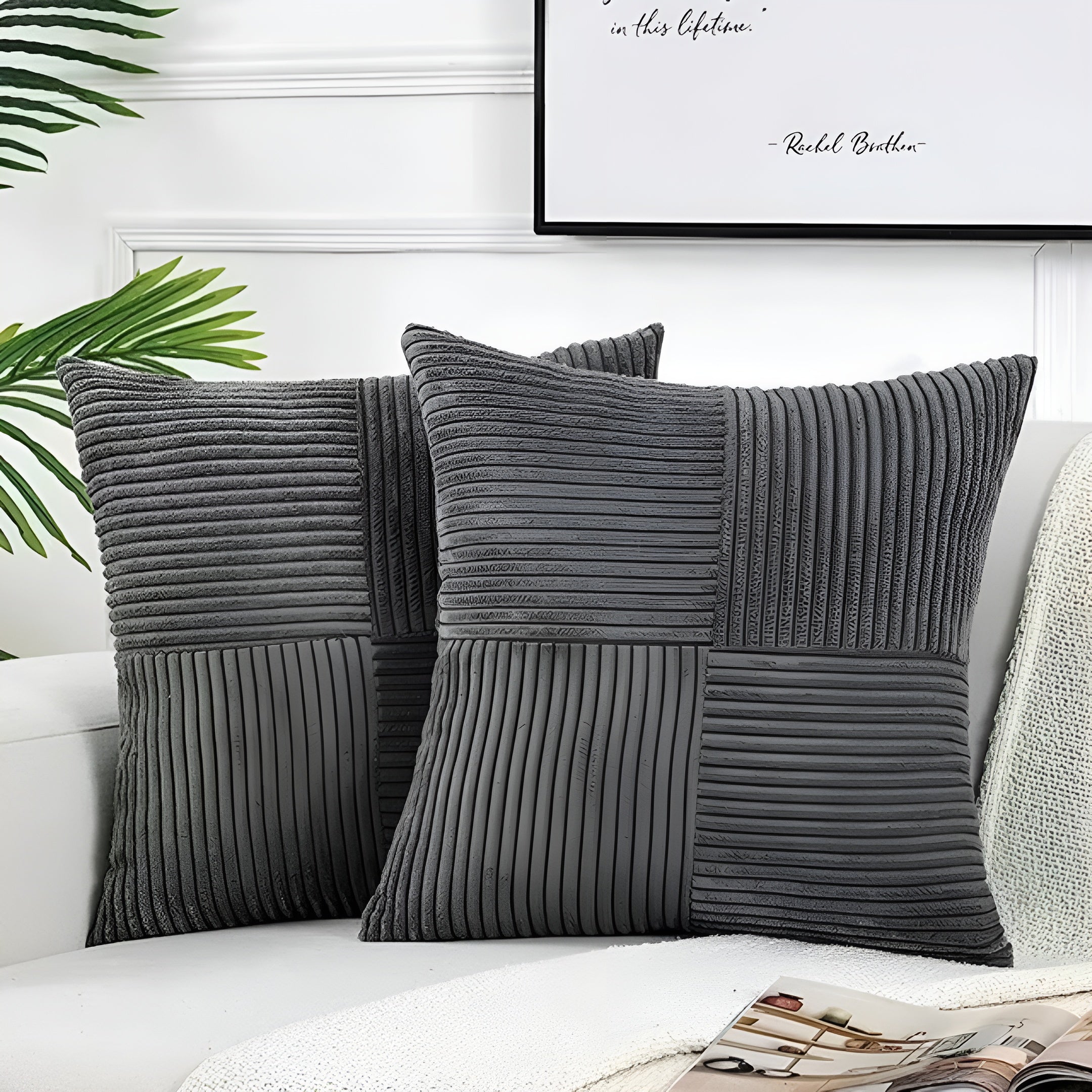 Velvaira – Luxe Throw Pillow Soft Plush Cushion for Bed Sofa or Couch Home Decor
