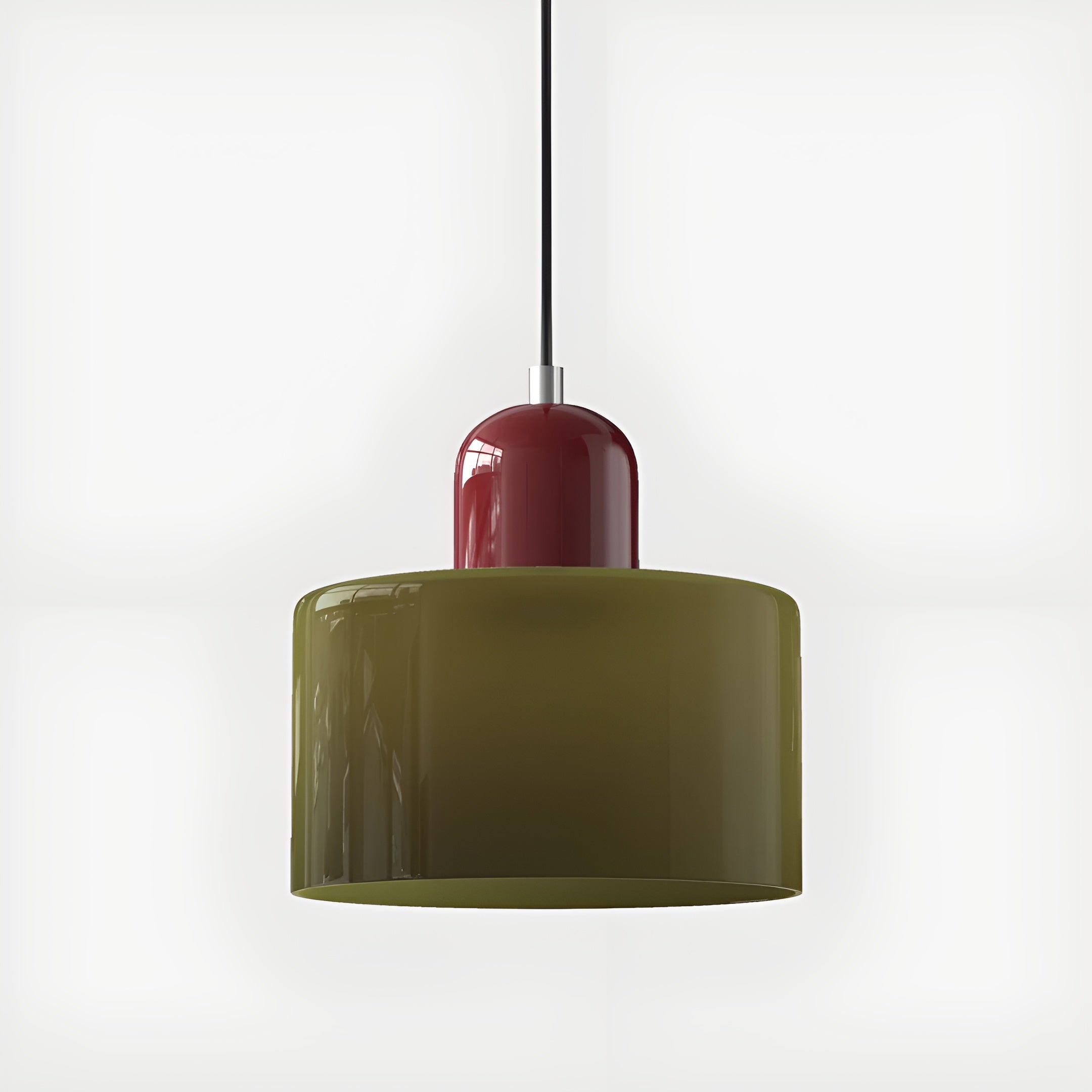 Veluma – Retro Pendant Lamp Colorful Glass Light Fixture for Indoor Use