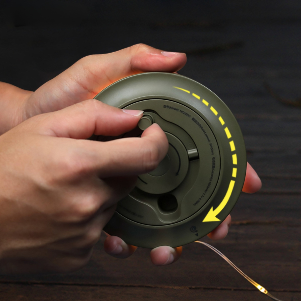 WanderBeam – Rechargeable waterproof LED string light with touch control for outdoor & Indoor use