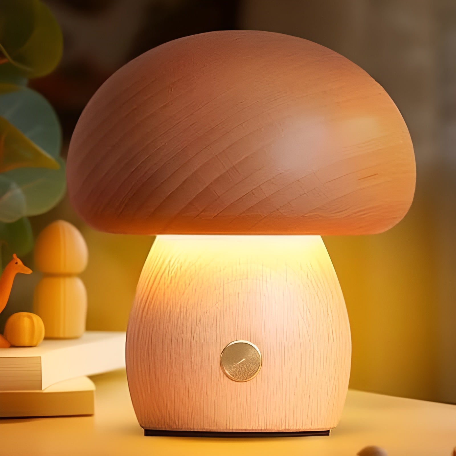PortoLume – Nature Inspired Wooden Night Lamp with Adjustable LED Light