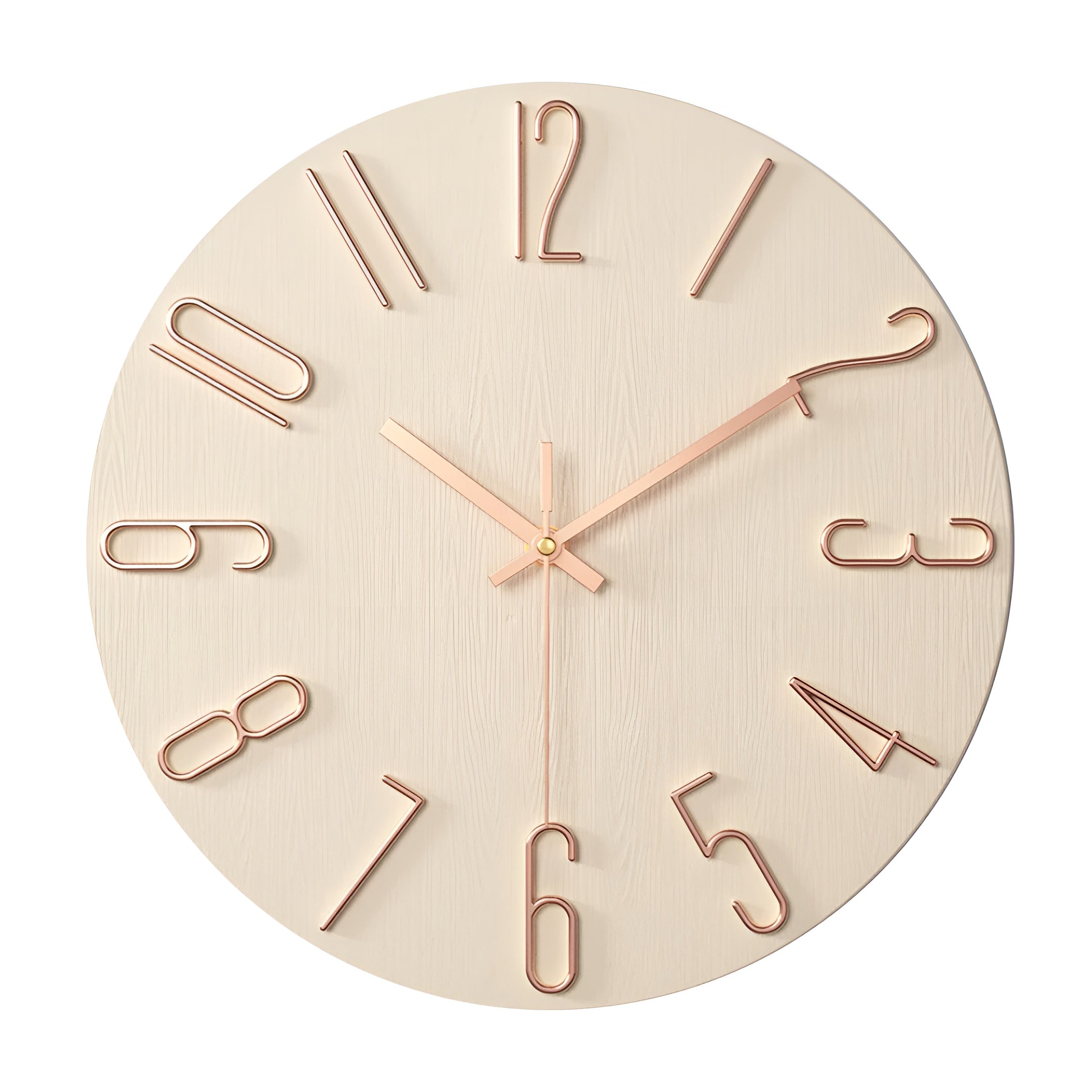 Templa – Modern Wall Clock Silent Quartz Clock for Living Room Home Decor Minimalist Design
