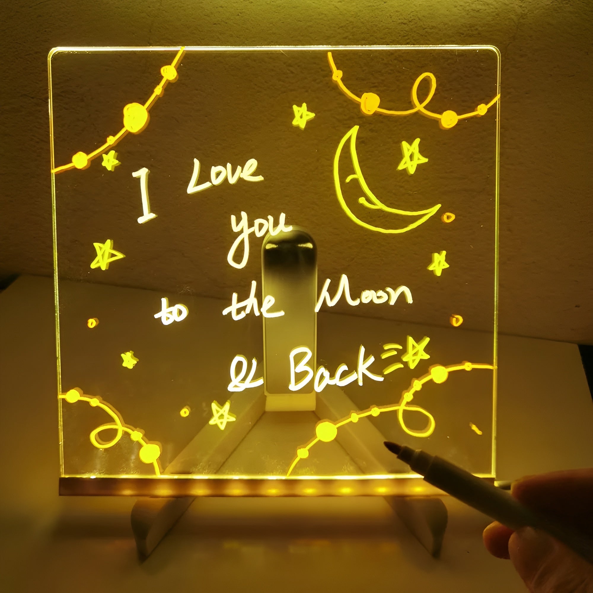 Glowmiri – LED Drawing Board for Kids with Light Up Creative Art Surface