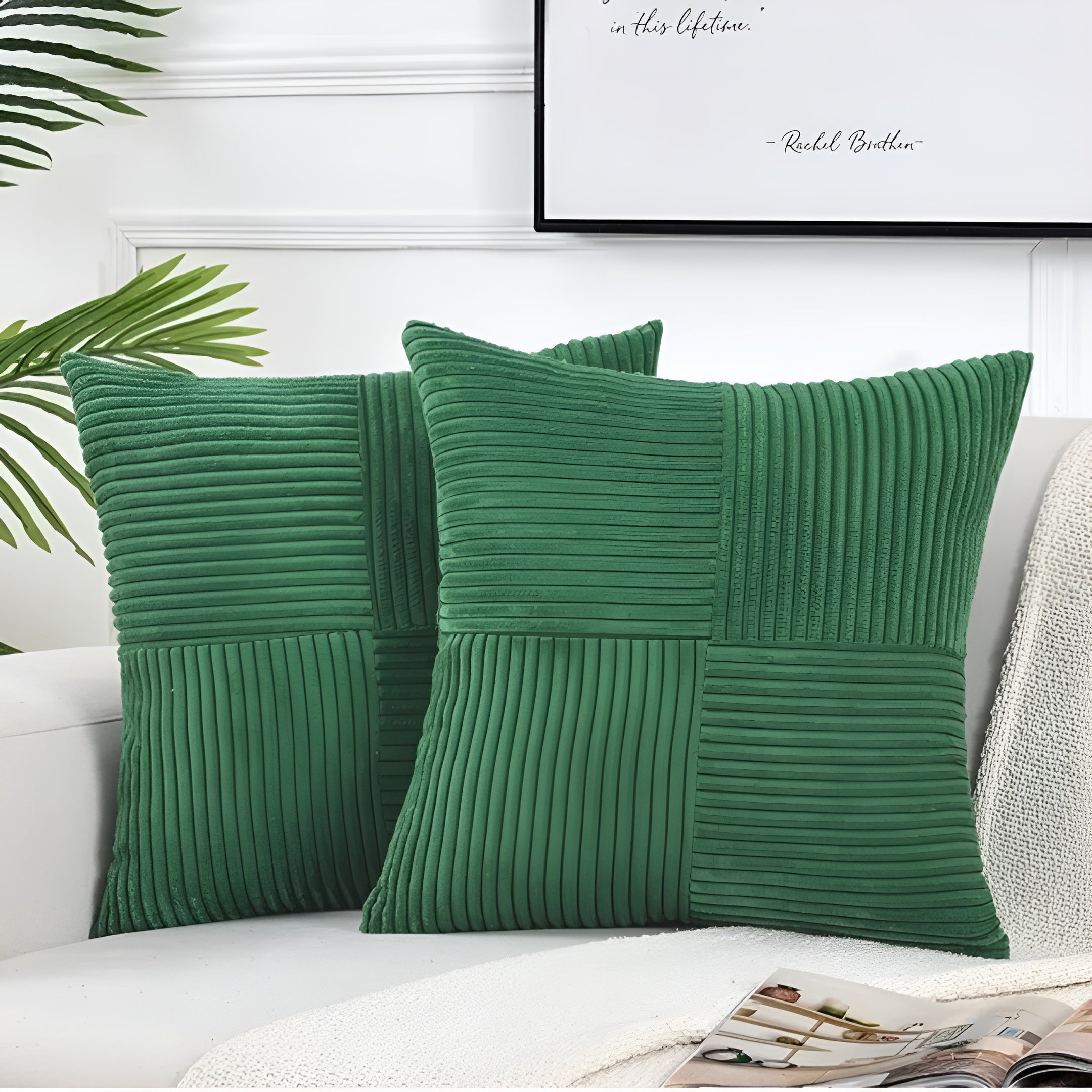 Velvaira – Luxe Throw Pillow Soft Plush Cushion for Bed Sofa or Couch Home Decor