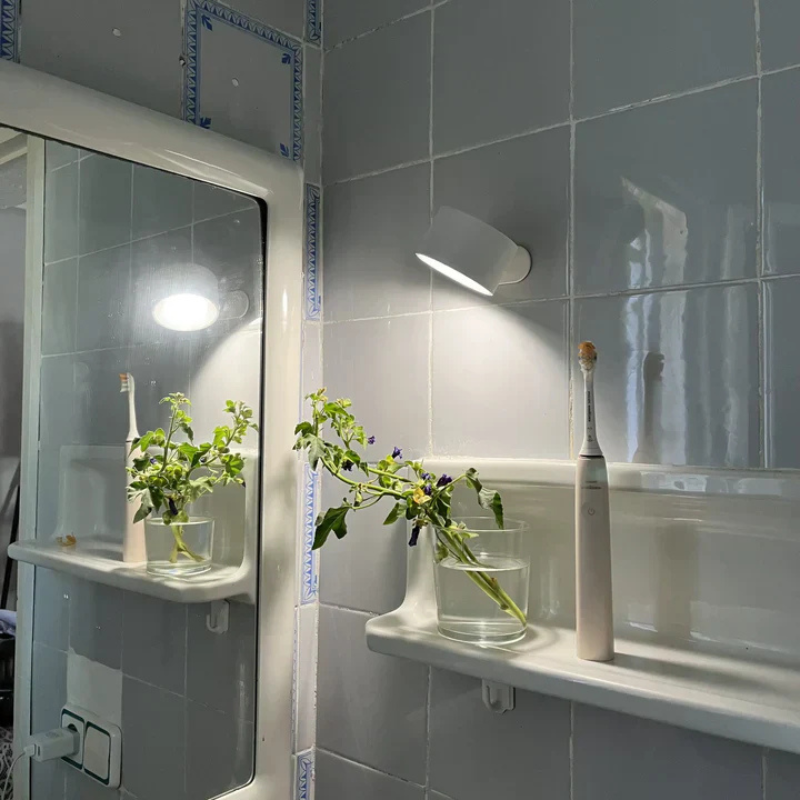 OrbitGlow – Wireless 360° LED wall light for modern living