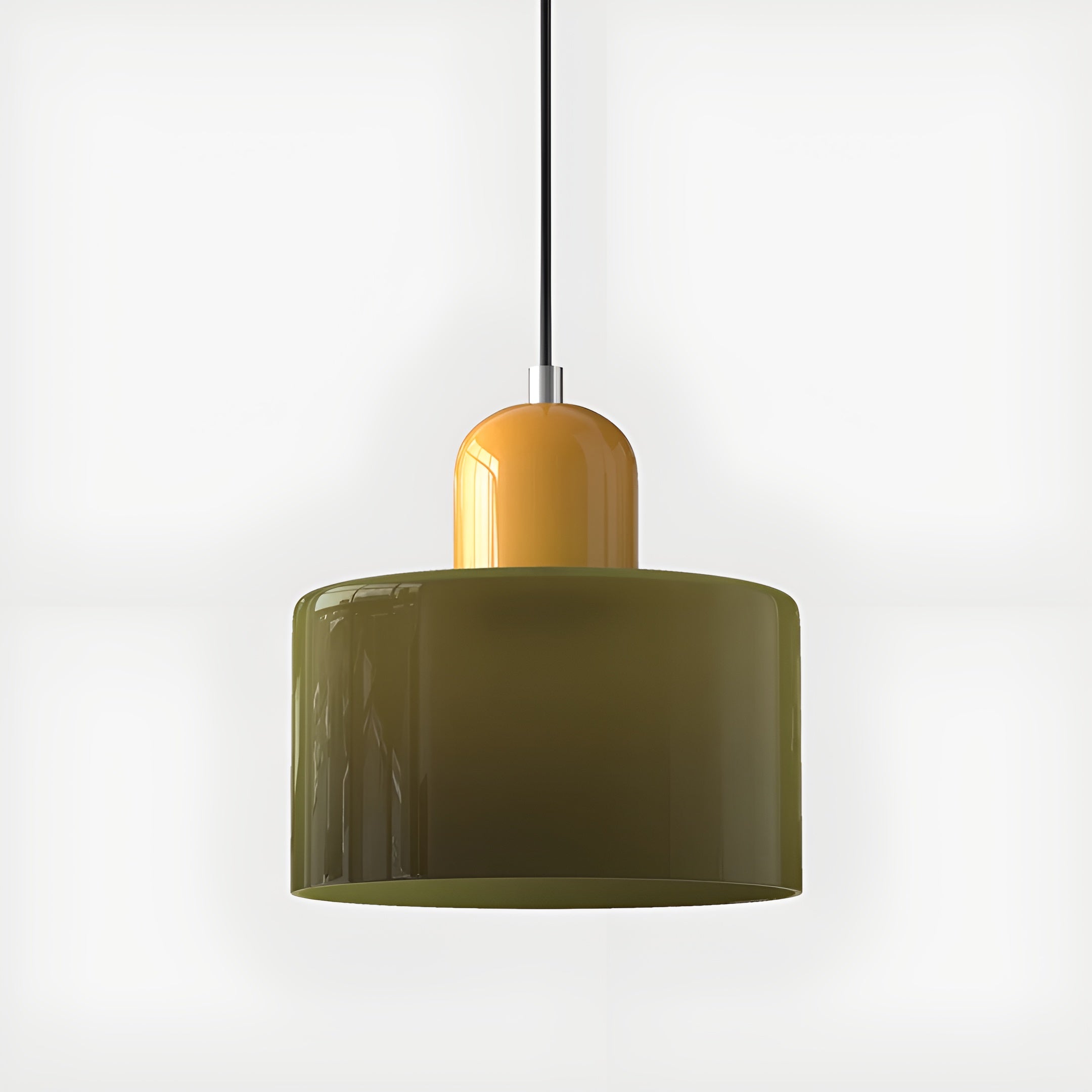 Veluma – Retro Pendant Lamp Colorful Glass Light Fixture for Indoor Use