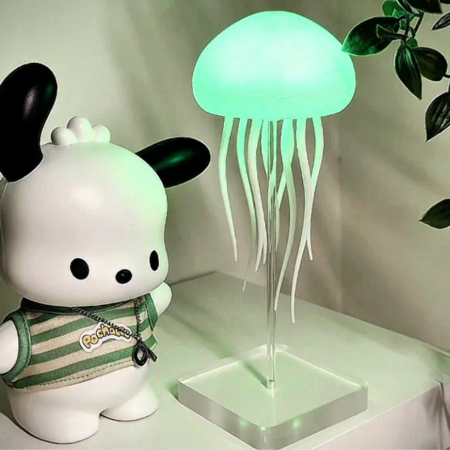 MeduGlow – LED jellyfish mood lamp with color-changing light & USB rechargeable battery