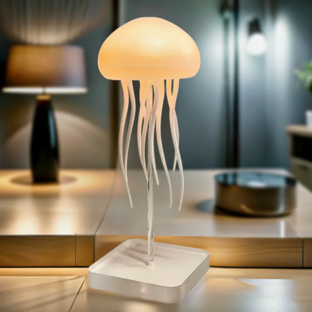 MeduGlow – LED jellyfish mood lamp with color-changing light & USB rechargeable battery