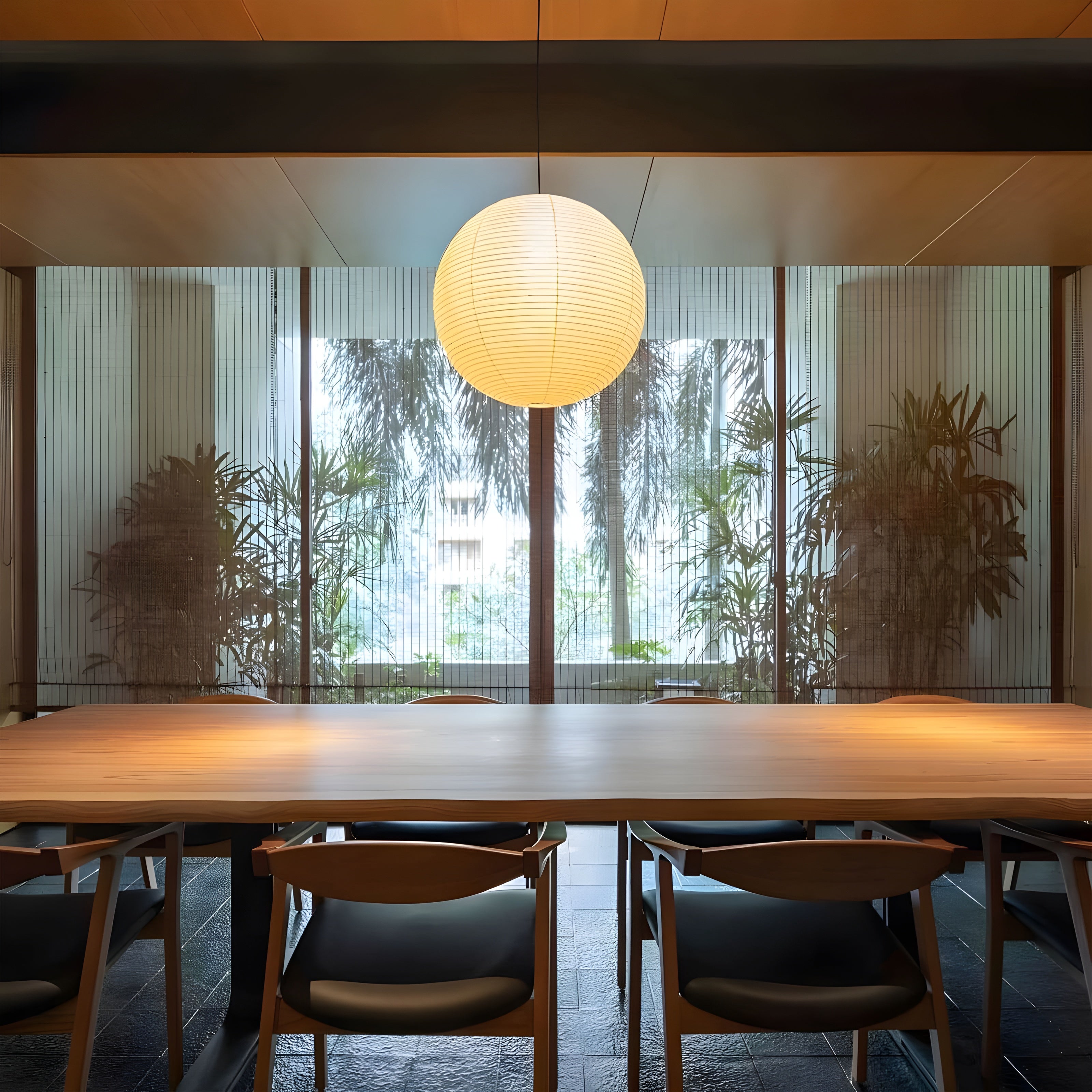 LumiSphere – Spherical Pendant Light Soft Minimal Ceiling Lamp