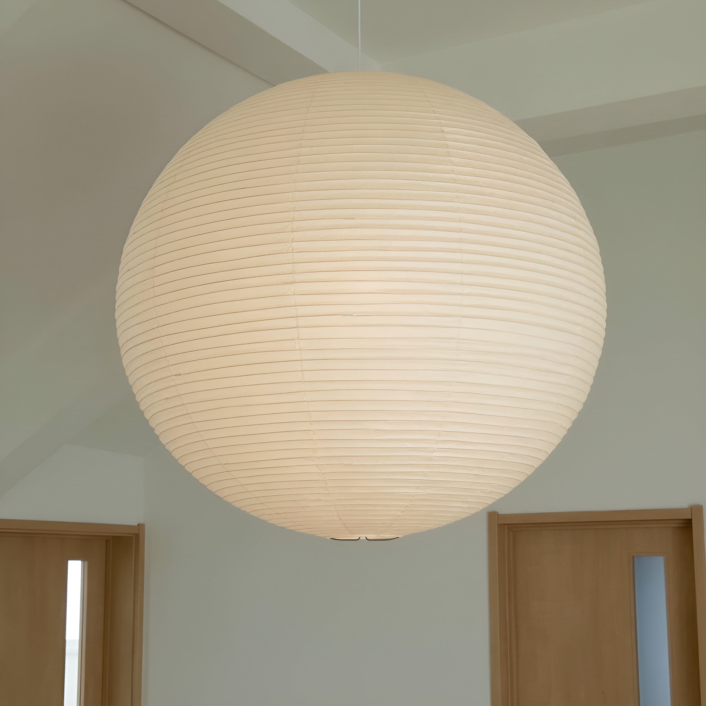LumiSphere – Spherical Pendant Light Soft Minimal Ceiling Lamp