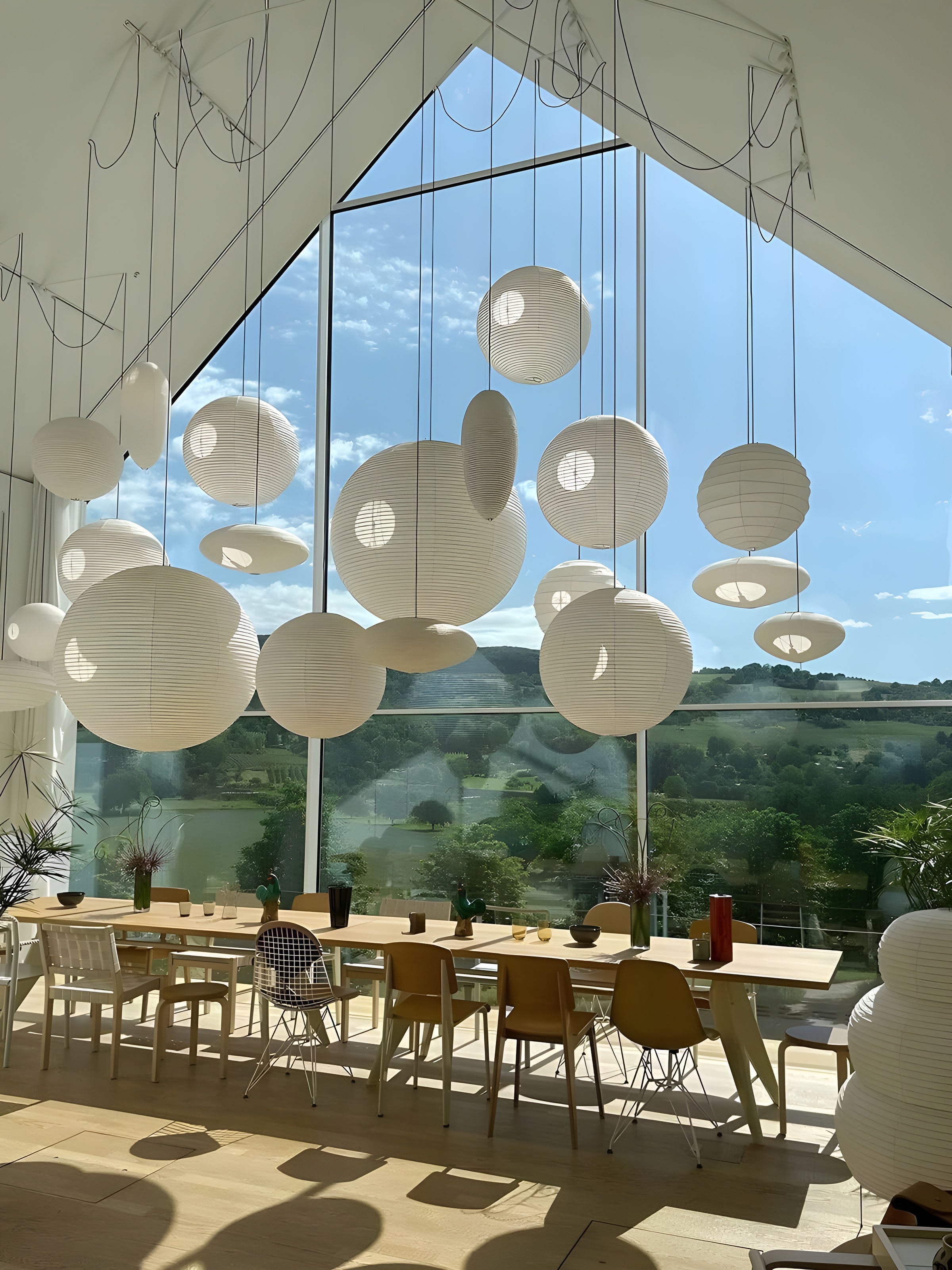 LumiSphere – Spherical Pendant Light Soft Minimal Ceiling Lamp