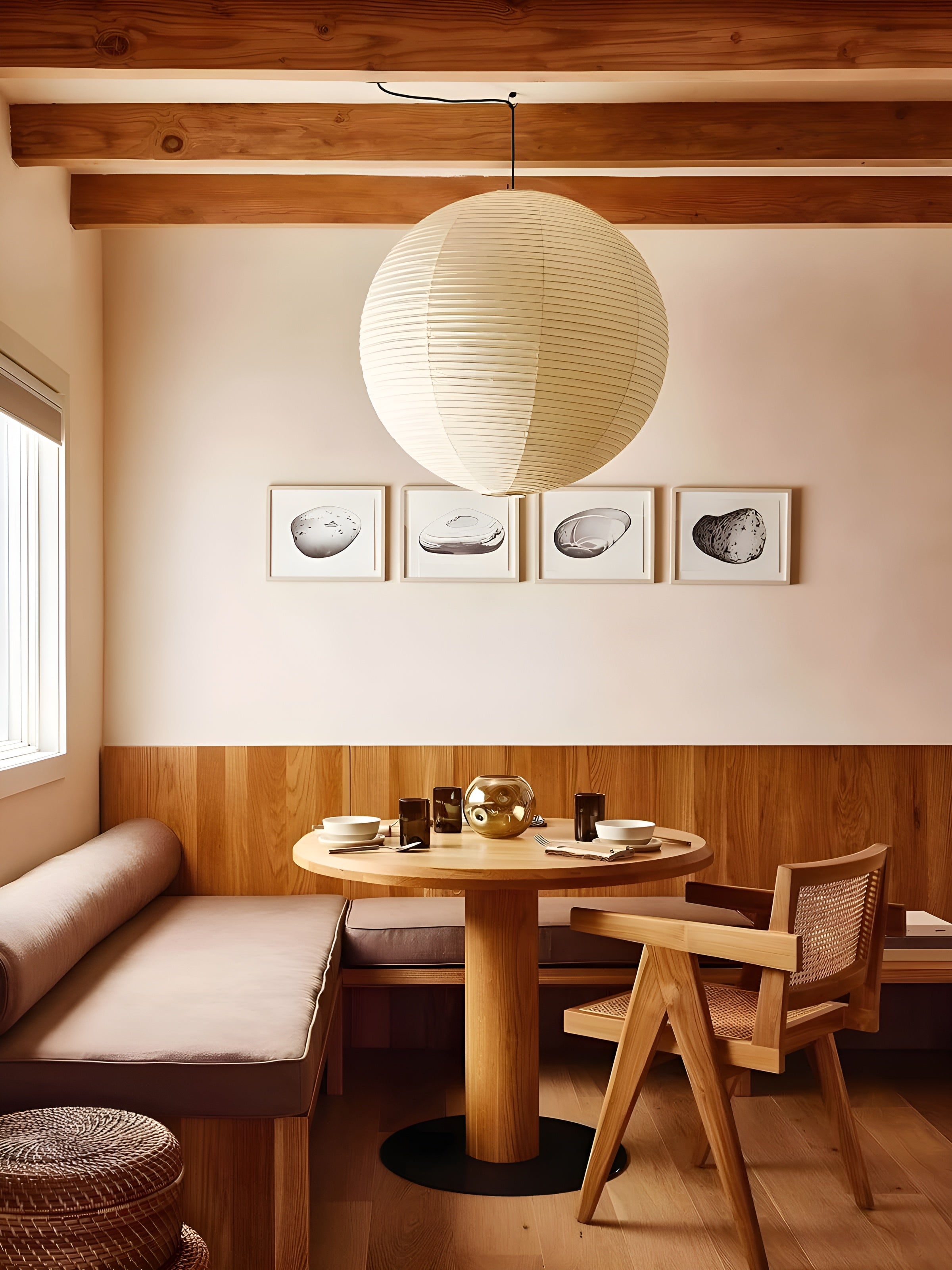 LumiSphere – Spherical Pendant Light Soft Minimal Ceiling Lamp