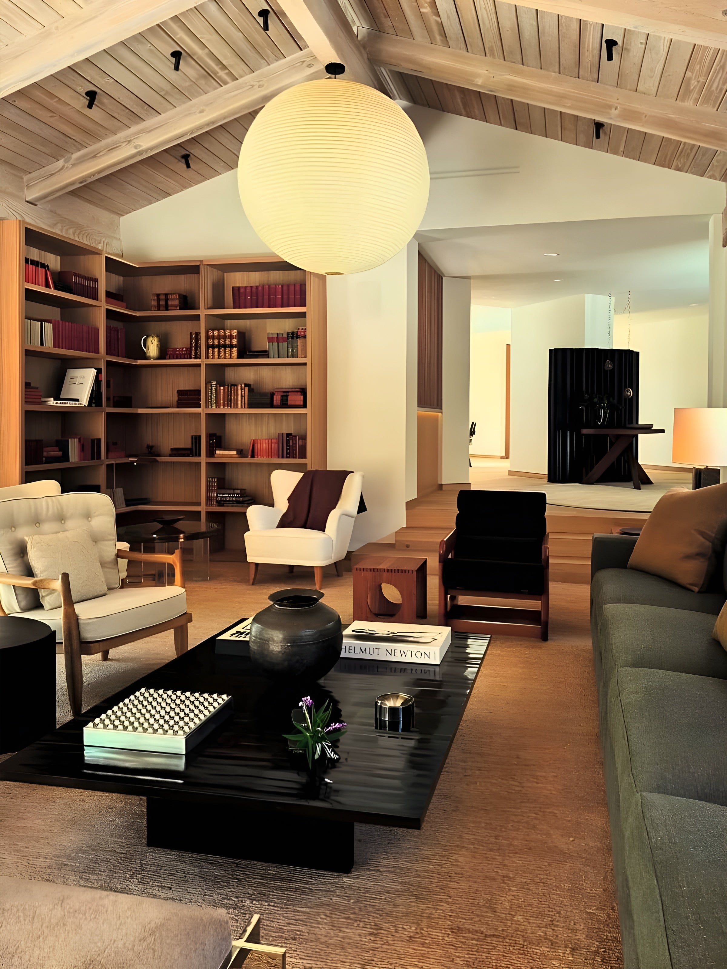 LumiSphere – Spherical Pendant Light Soft Minimal Ceiling Lamp