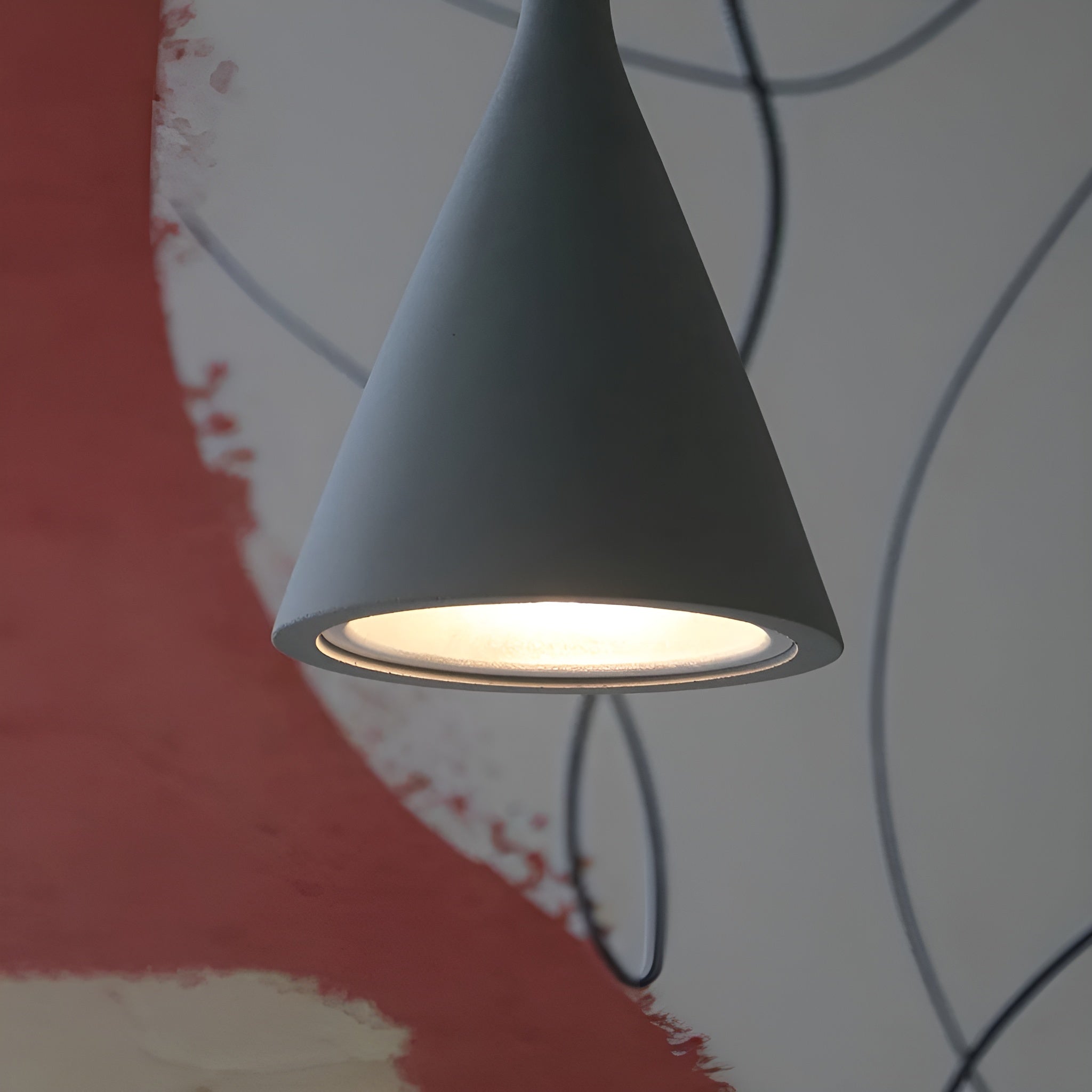 CementoGlow – Modern Concrete Pendant Light for Stylish Interiors