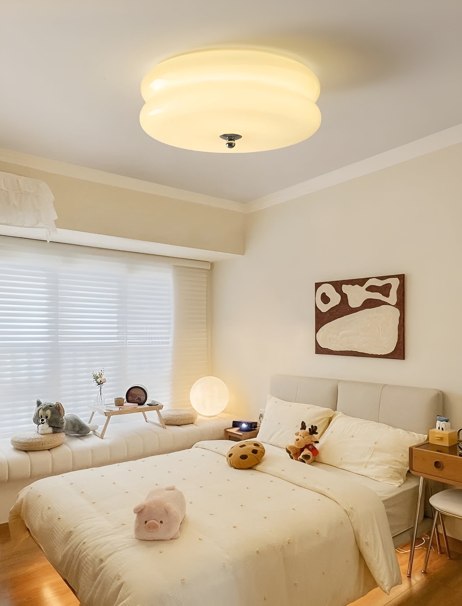 Decolume – Art Deco Vintage Ceiling Light with Elegant LED Flush Mount