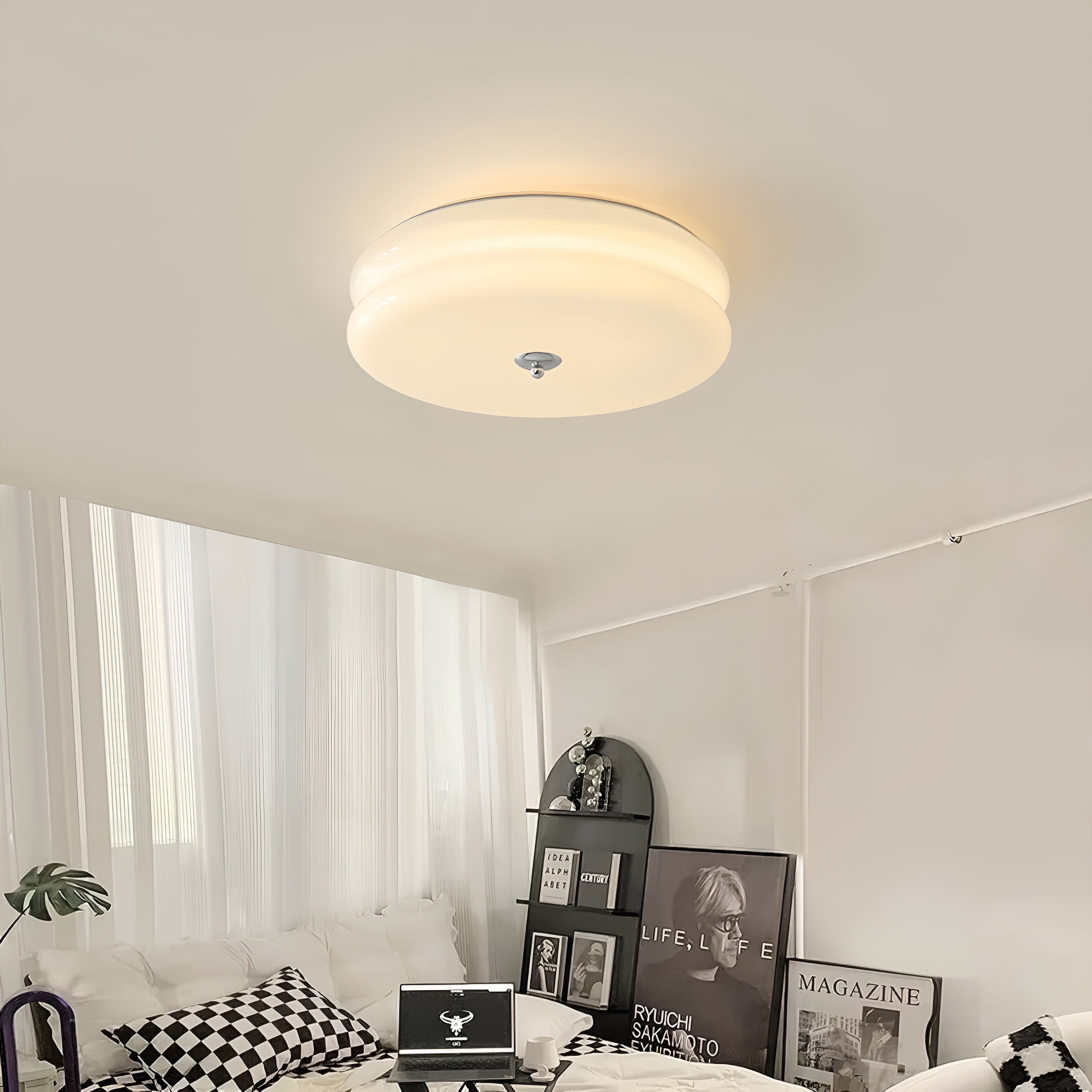 Decolume – Art Deco Vintage Ceiling Light with Elegant LED Flush Mount