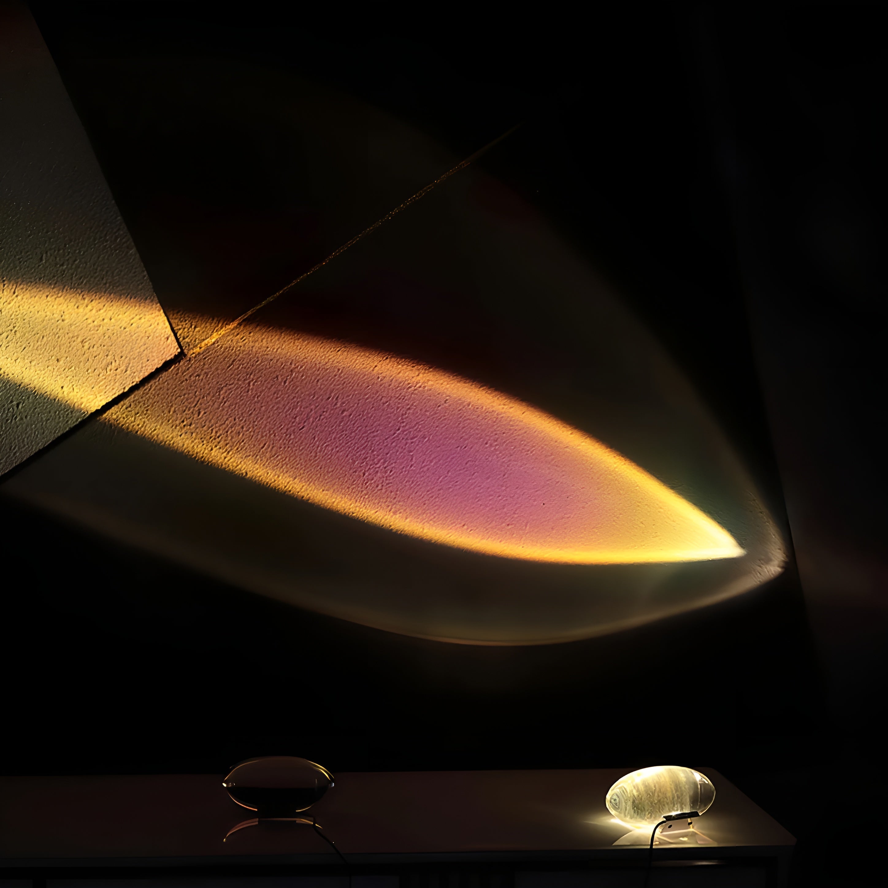 Atmara – Atman Table Lamp Minimal Glass LED Ambient Light