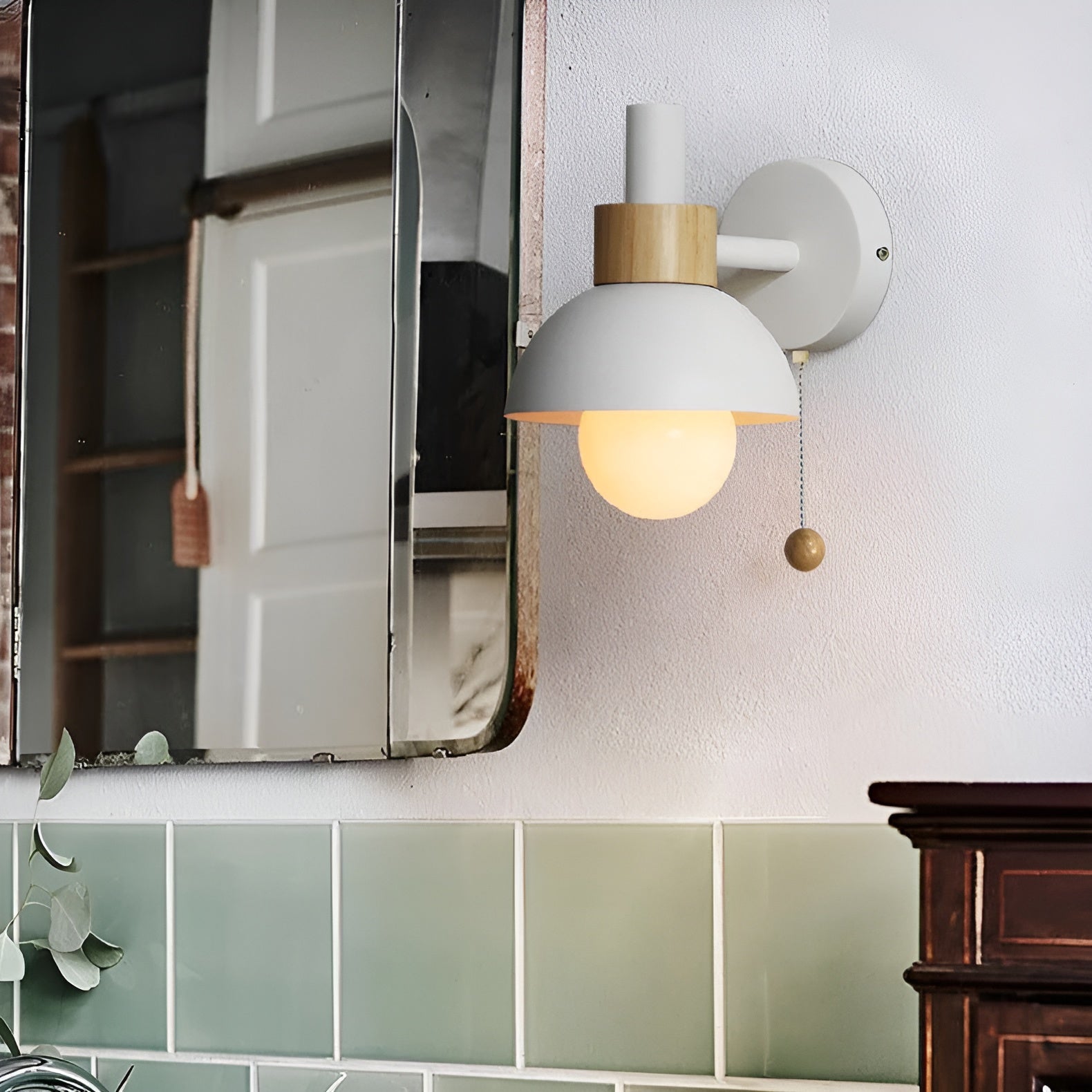 ColorNest – Nordic Macaron Globe Wall Sconce with Soft Warm Glow