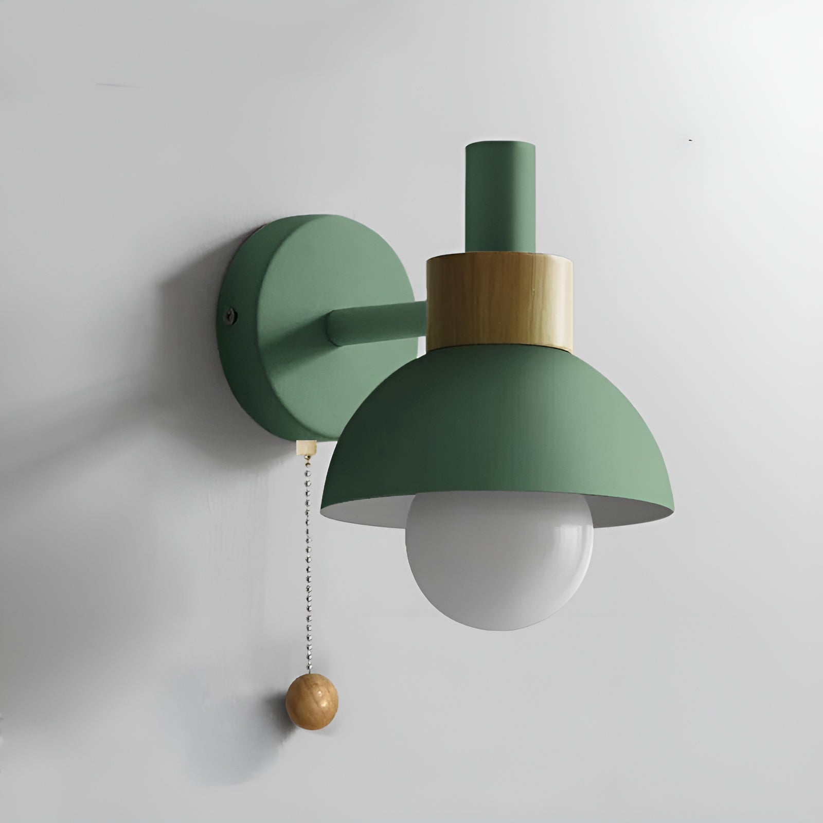 ColorNest – Nordic Macaron Globe Wall Sconce with Soft Warm Glow