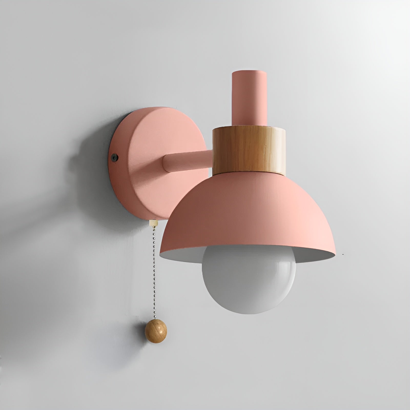 ColorNest – Nordic Macaron Globe Wall Sconce with Soft Warm Glow