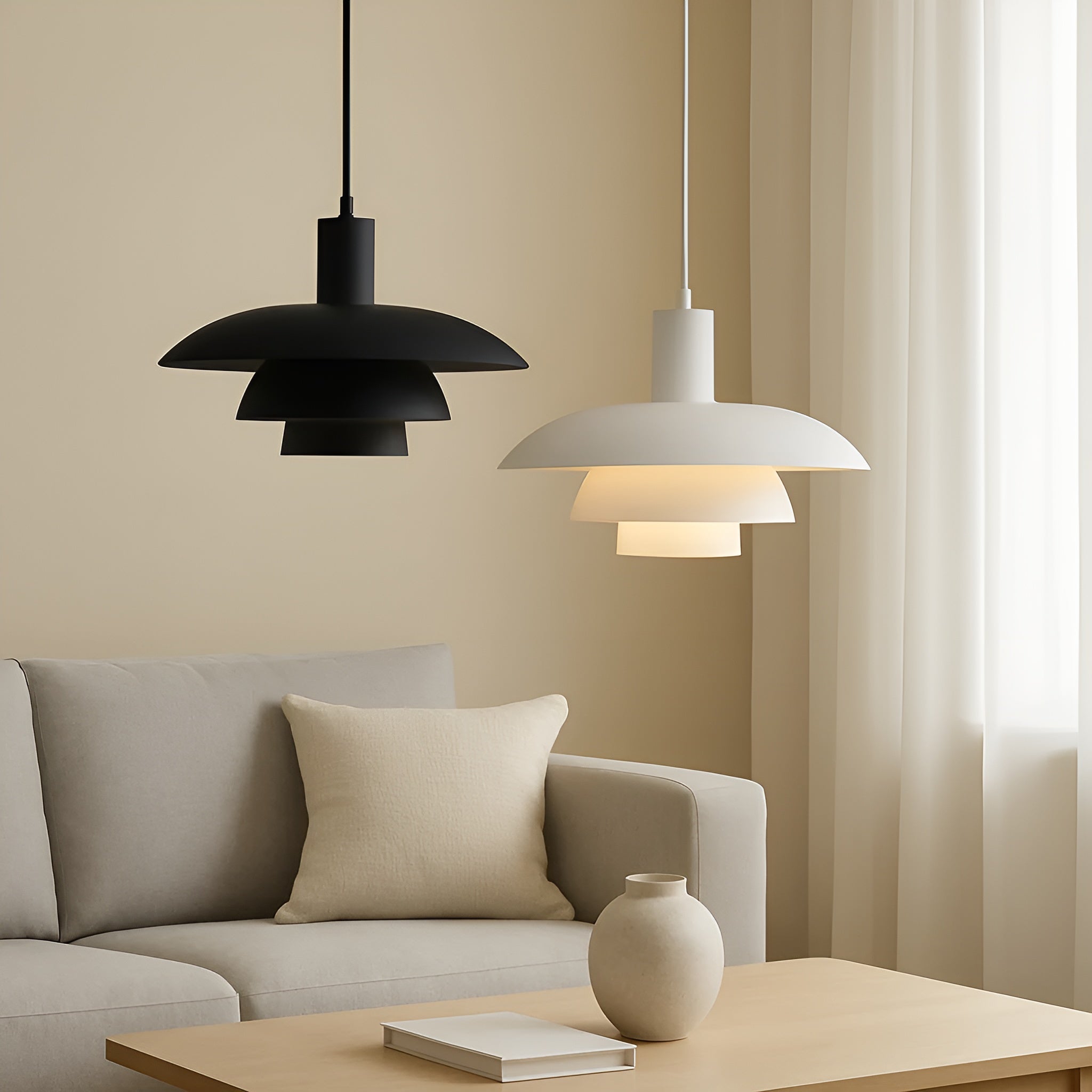 Nordahlux – Pendant Lamp Danish Style LED Minimalist Ceiling Light Fixture
