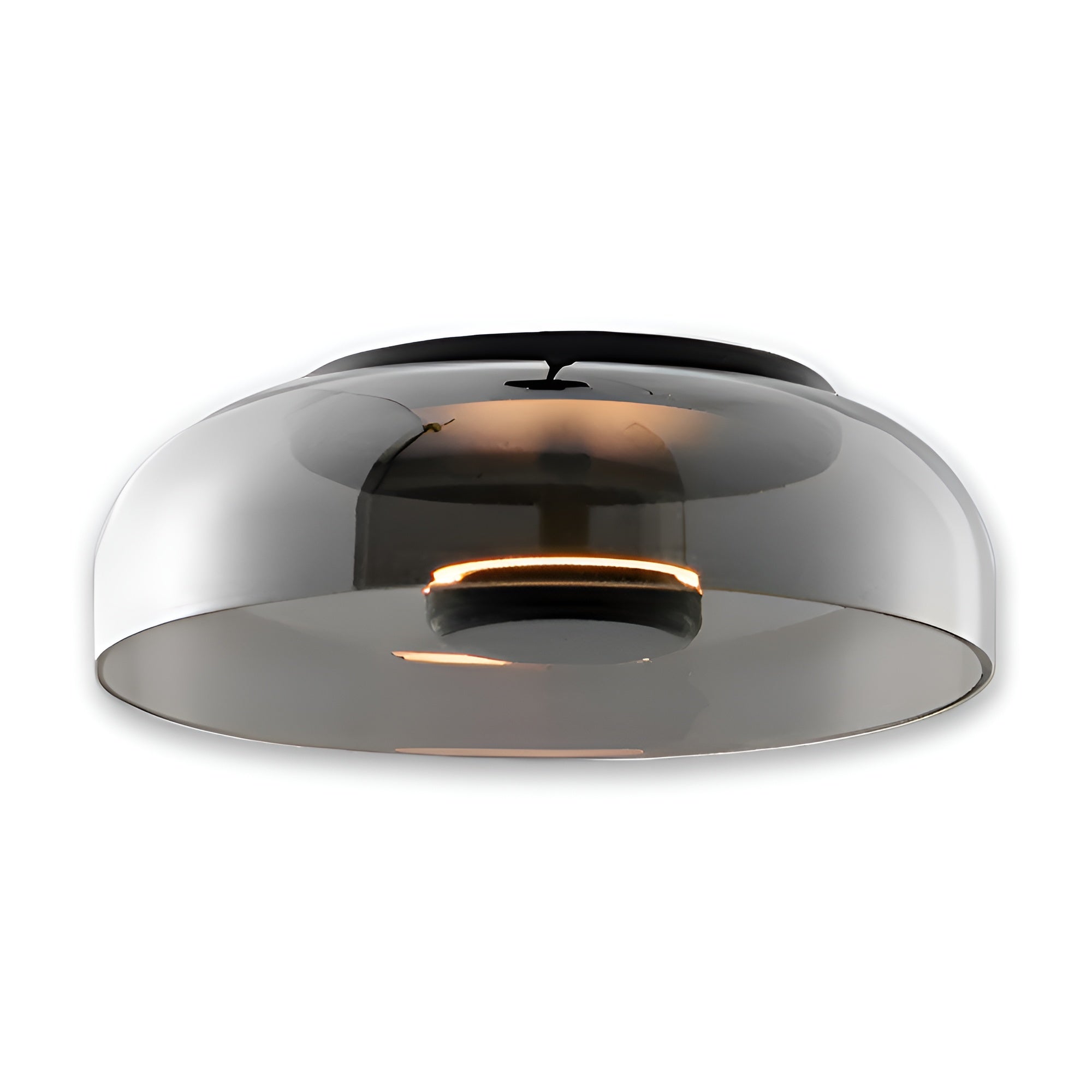 LumiBowl – Modern Glass LED Ceiling Light a Soft Glow Flush Mount Lamp