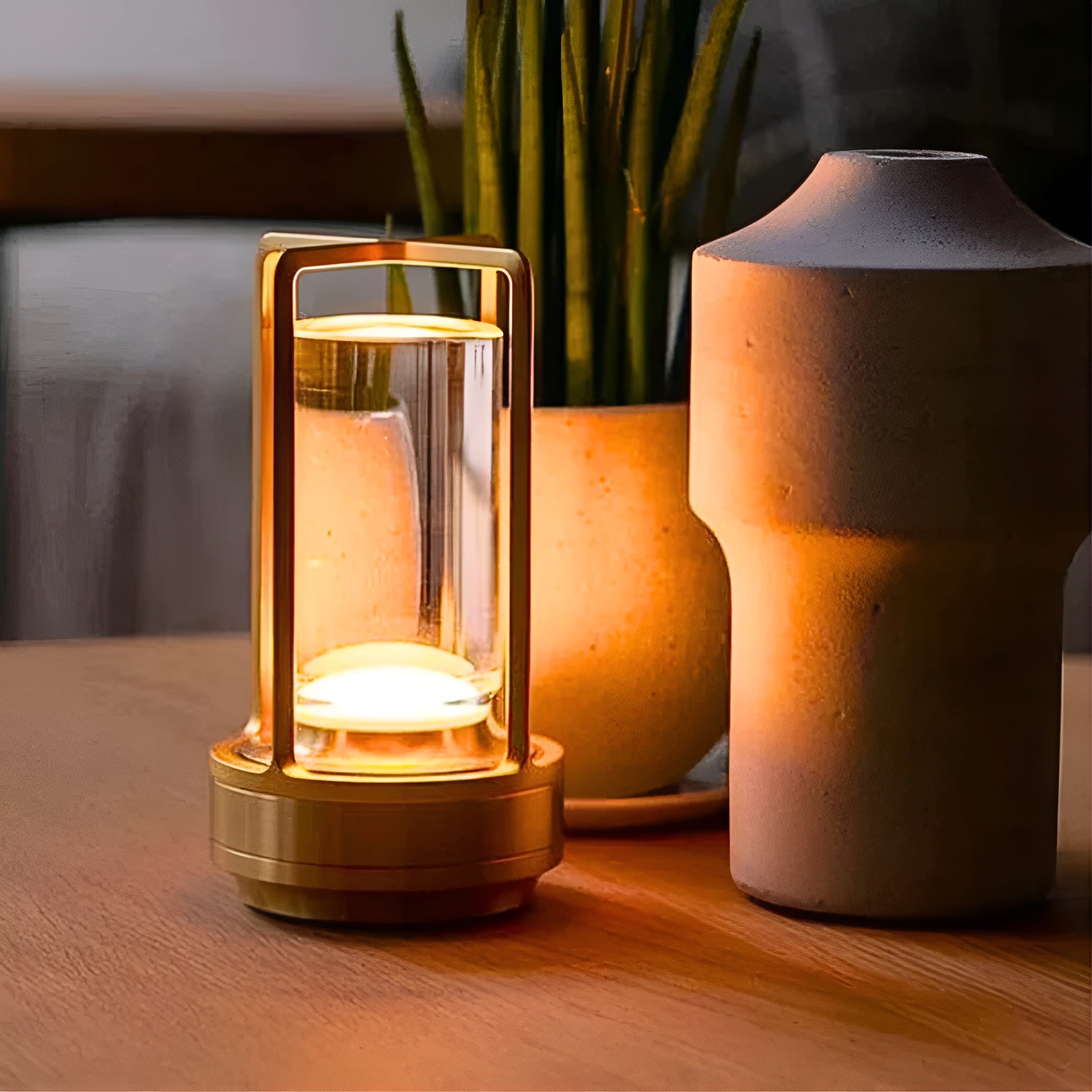 LumiCrysta – Crystal Table Lamp Cordless RGB Mood Light for Bedroom Living Room Patio Rechargeable with Touch and Remote Control