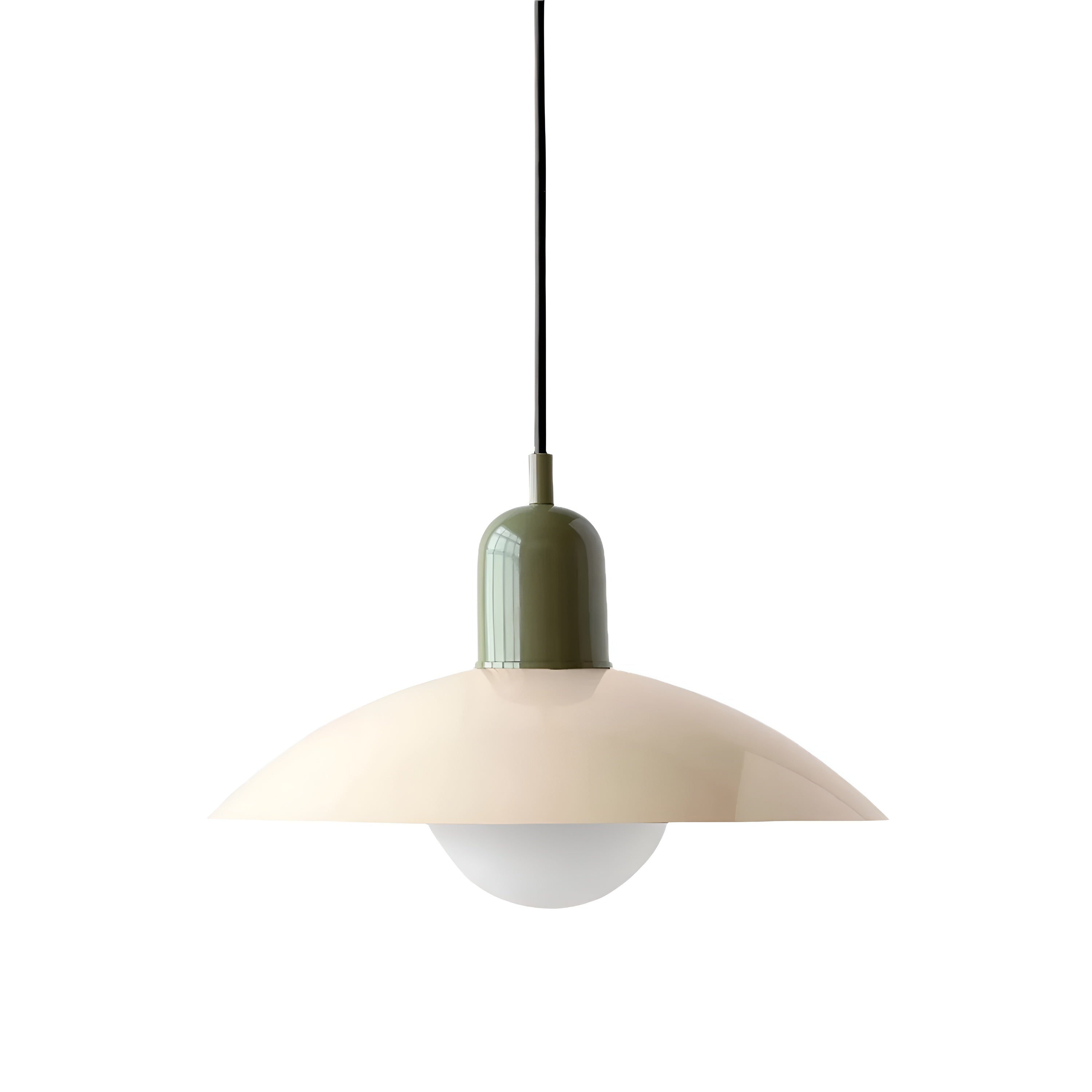 LineaGlow – Nordic Macaron Pendant Light Bauhaus Modern Hanging Lamp Adjustable for Dining Room Kitchen or Café