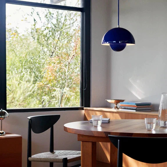 Prismalux - Half-round pendant lamp with warm LED light