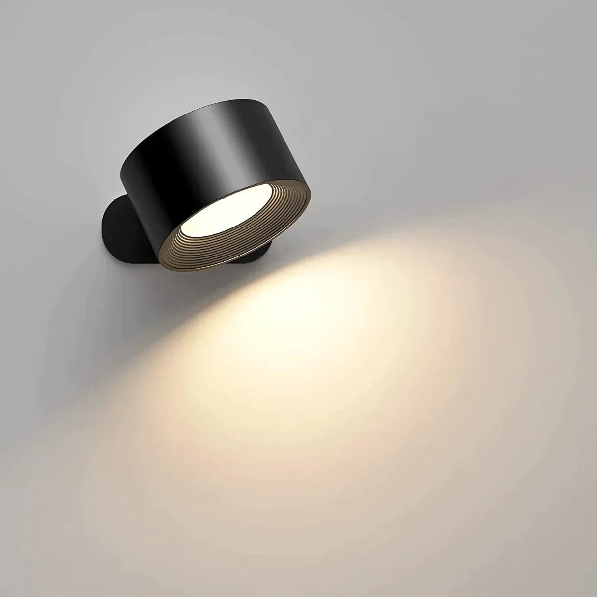 OrbitGlow – Wireless 360° LED wall light for modern living