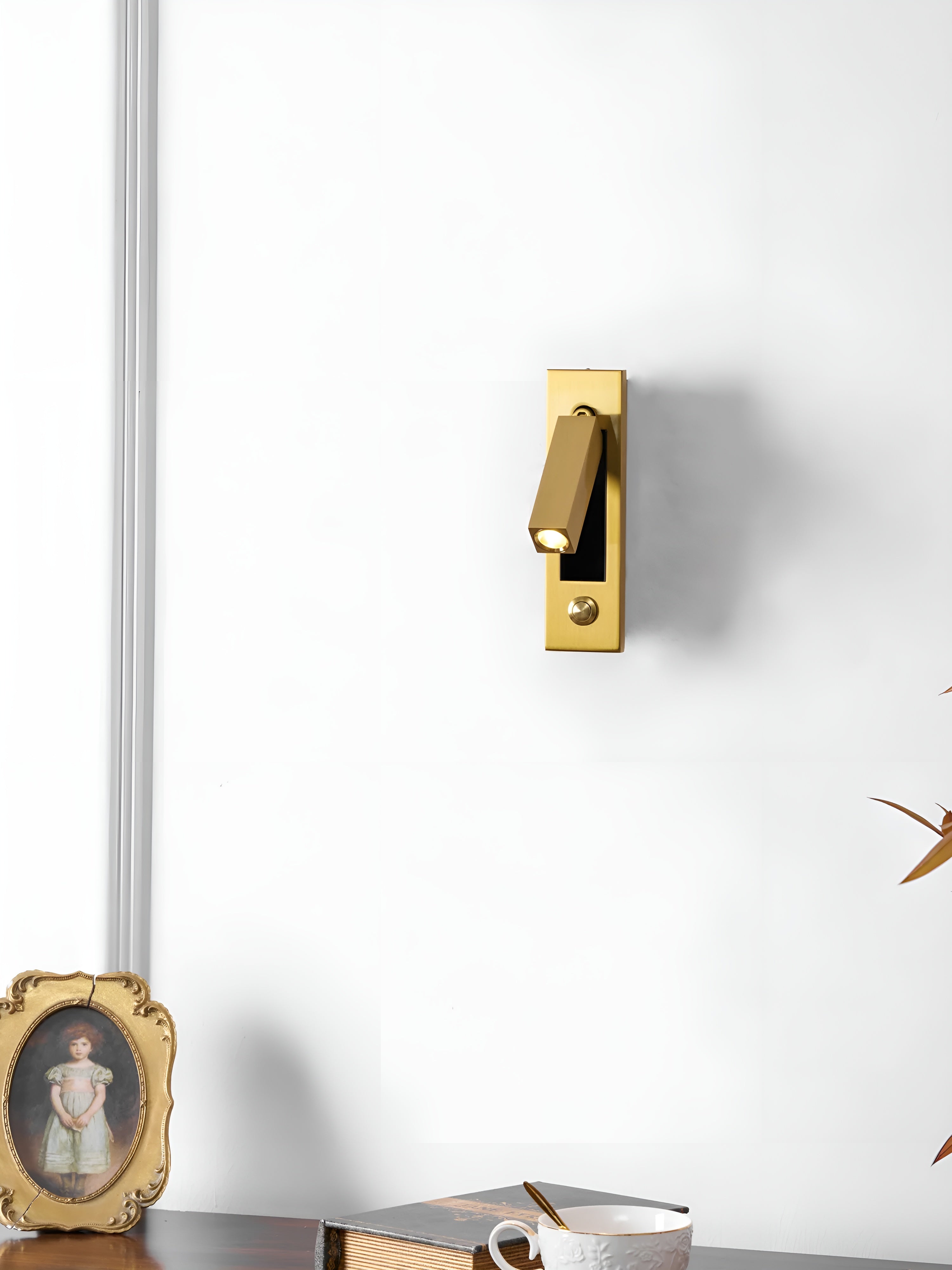 Lumiva – Embedded Bedside Sconce Minimalist Adjustable Wall Light