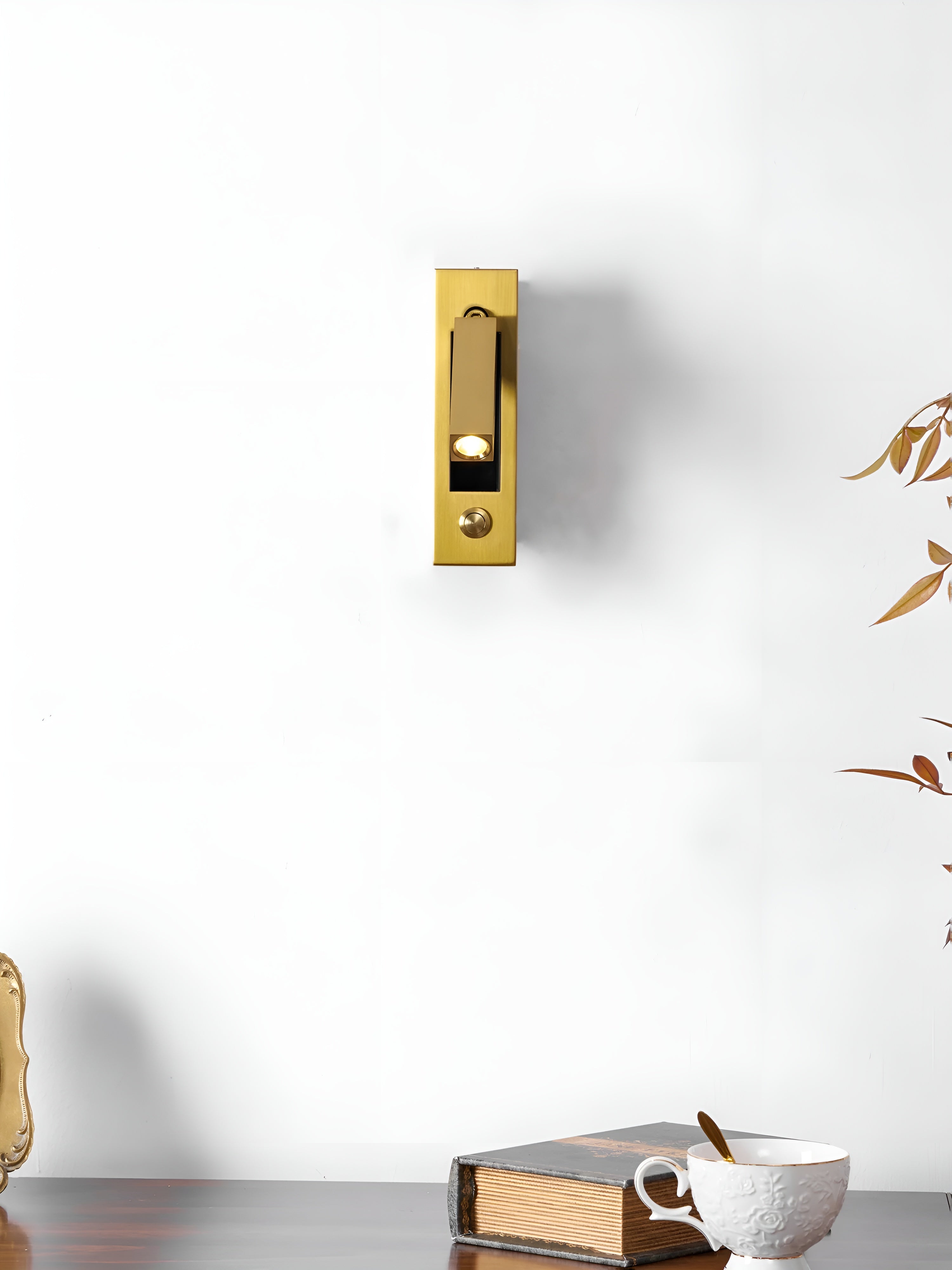 Lumiva – Embedded Bedside Sconce Minimalist Adjustable Wall Light