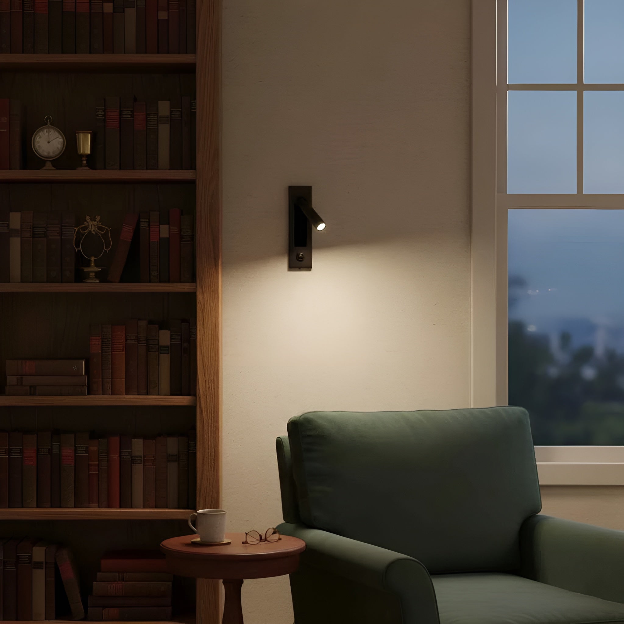 Lumiva – Embedded Bedside Sconce Minimalist Adjustable Wall Light