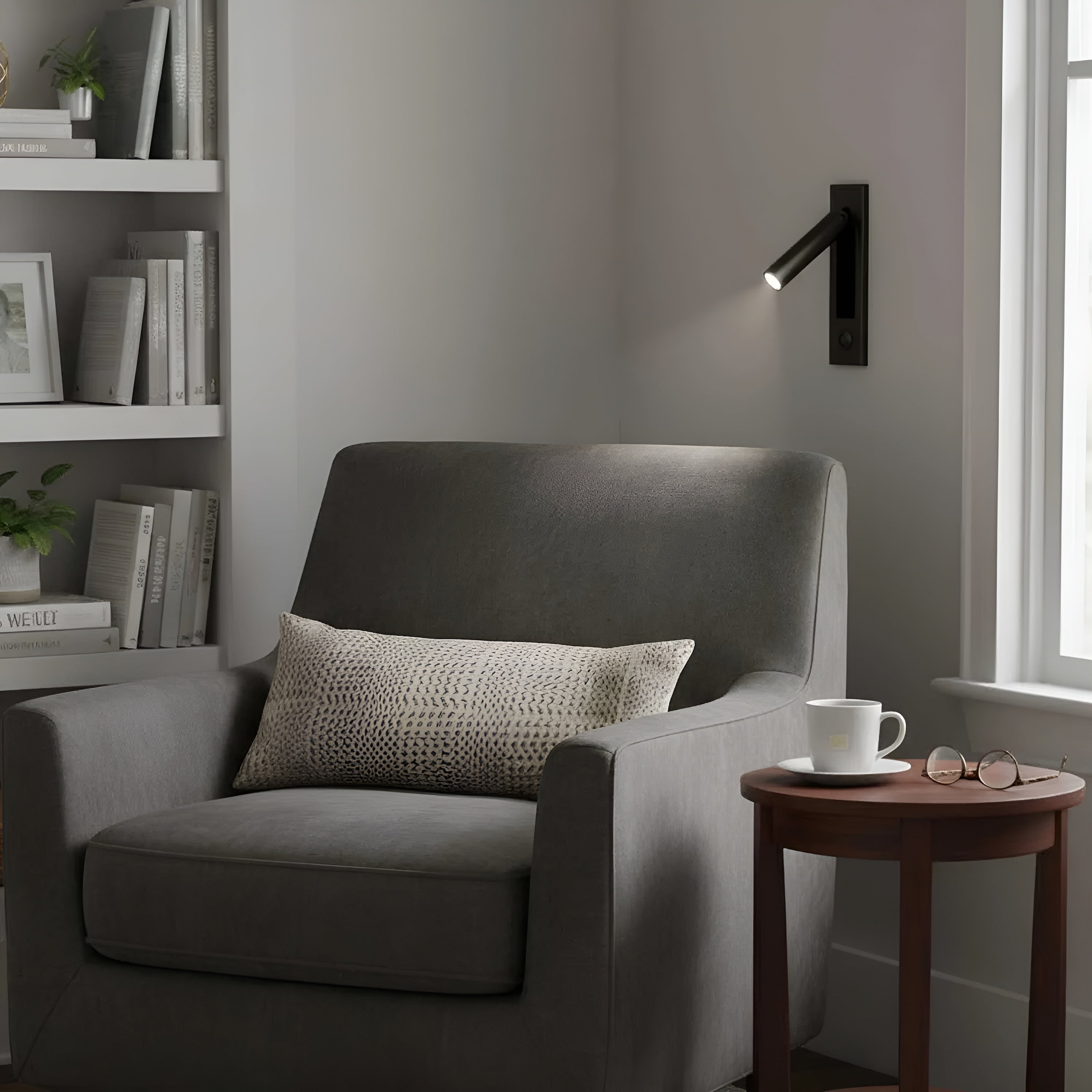 Lumiva – Embedded Bedside Sconce Minimalist Adjustable Wall Light