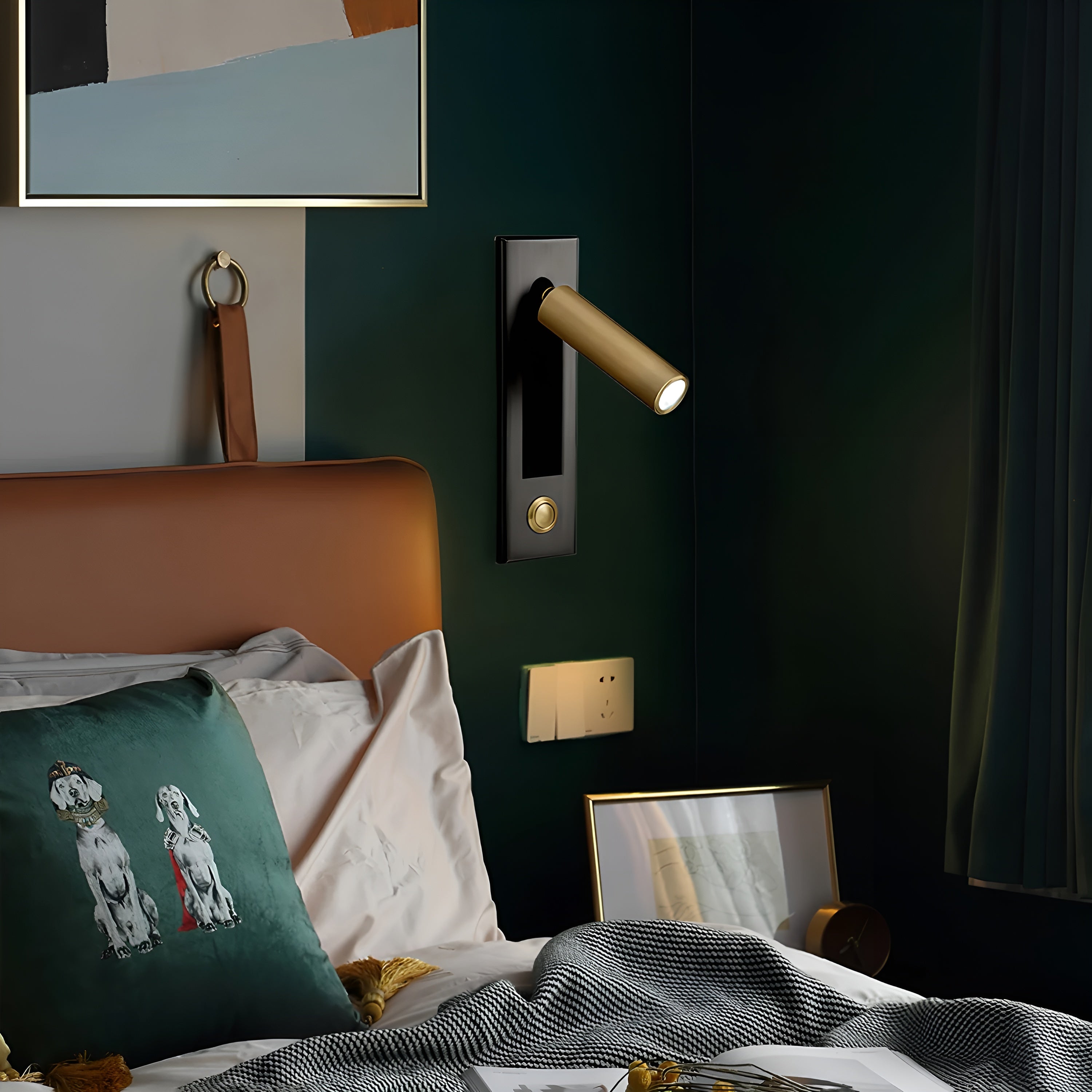 Lumiva – Embedded Bedside Sconce Minimalist Adjustable Wall Light