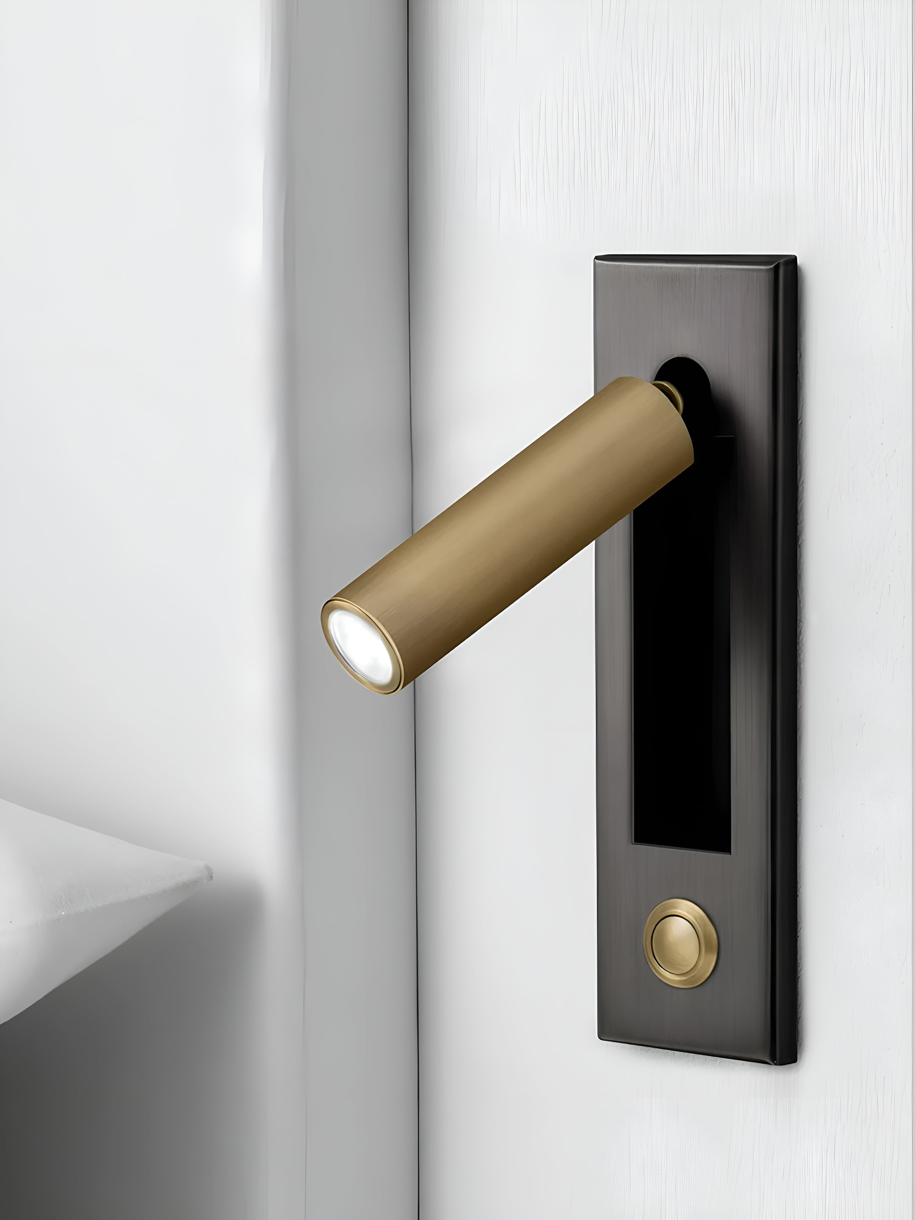 Lumiva – Embedded Bedside Sconce Minimalist Adjustable Wall Light