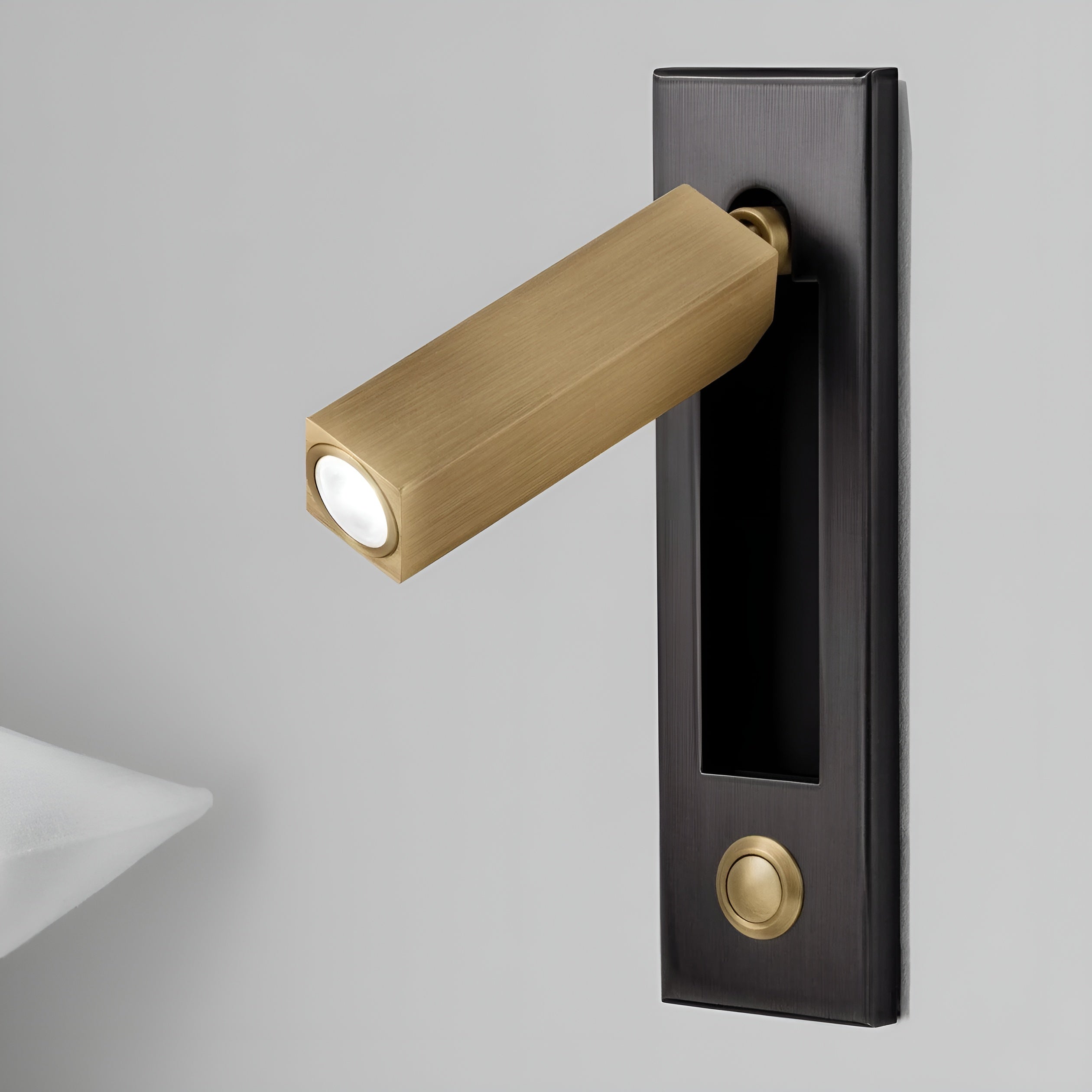 Lumiva – Embedded Bedside Sconce Minimalist Adjustable Wall Light