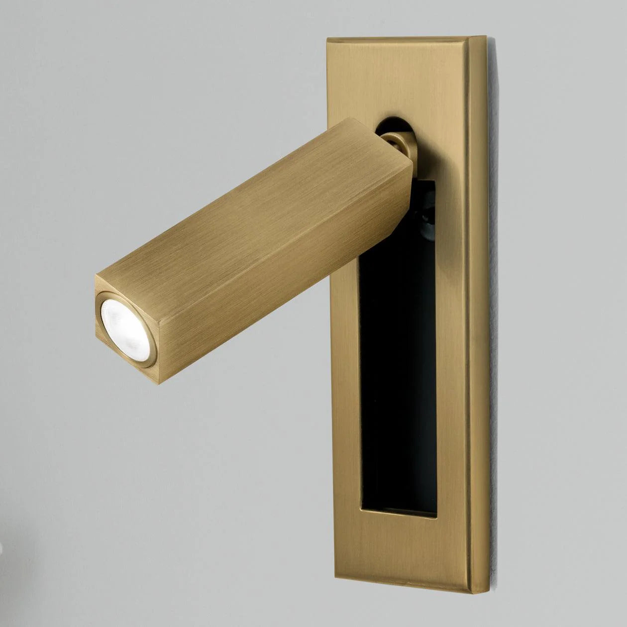 Lumiva – Embedded Bedside Sconce Minimalist Adjustable Wall Light