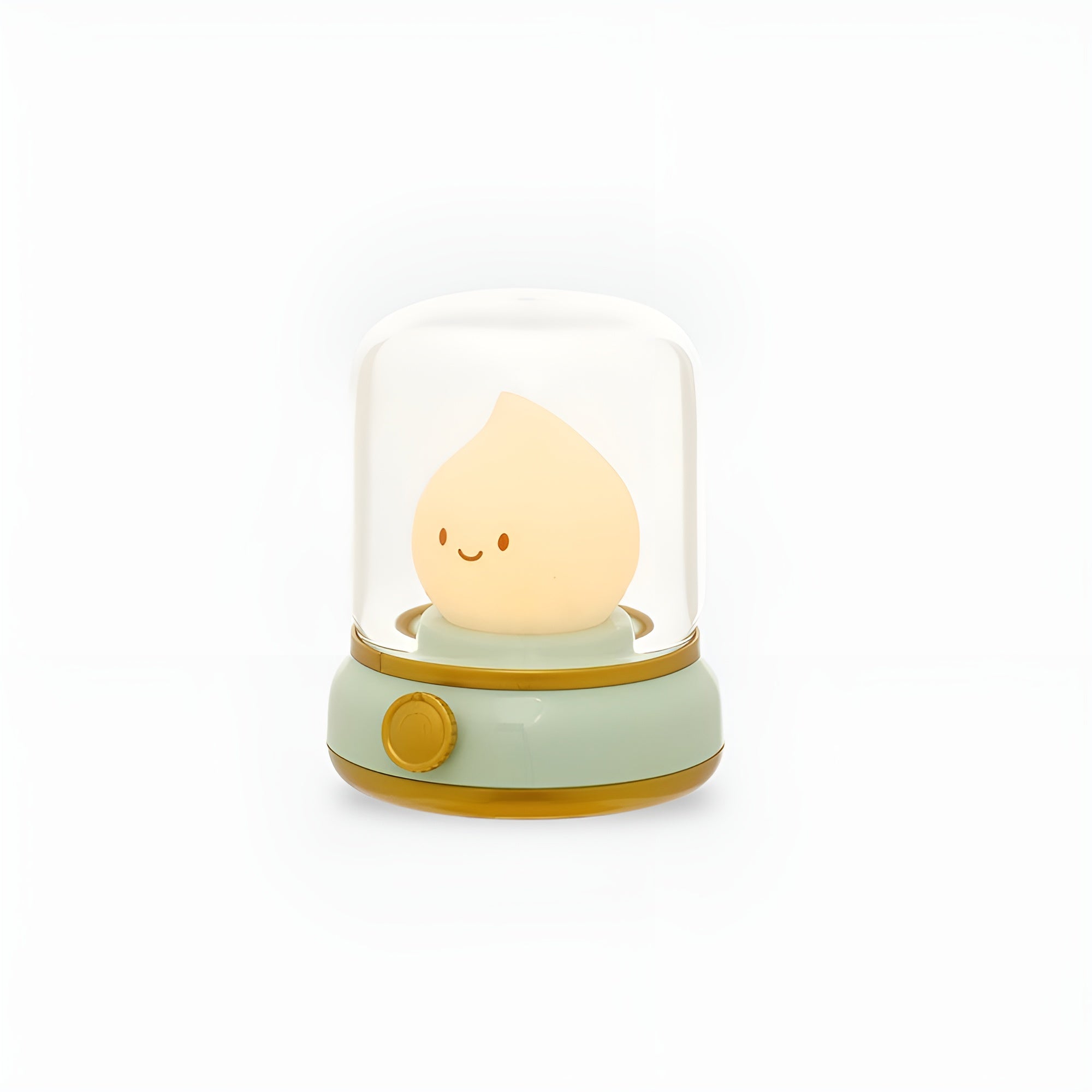 GlowMiri – Flame LED Small Night Light Warm Portable Ambient Lamp