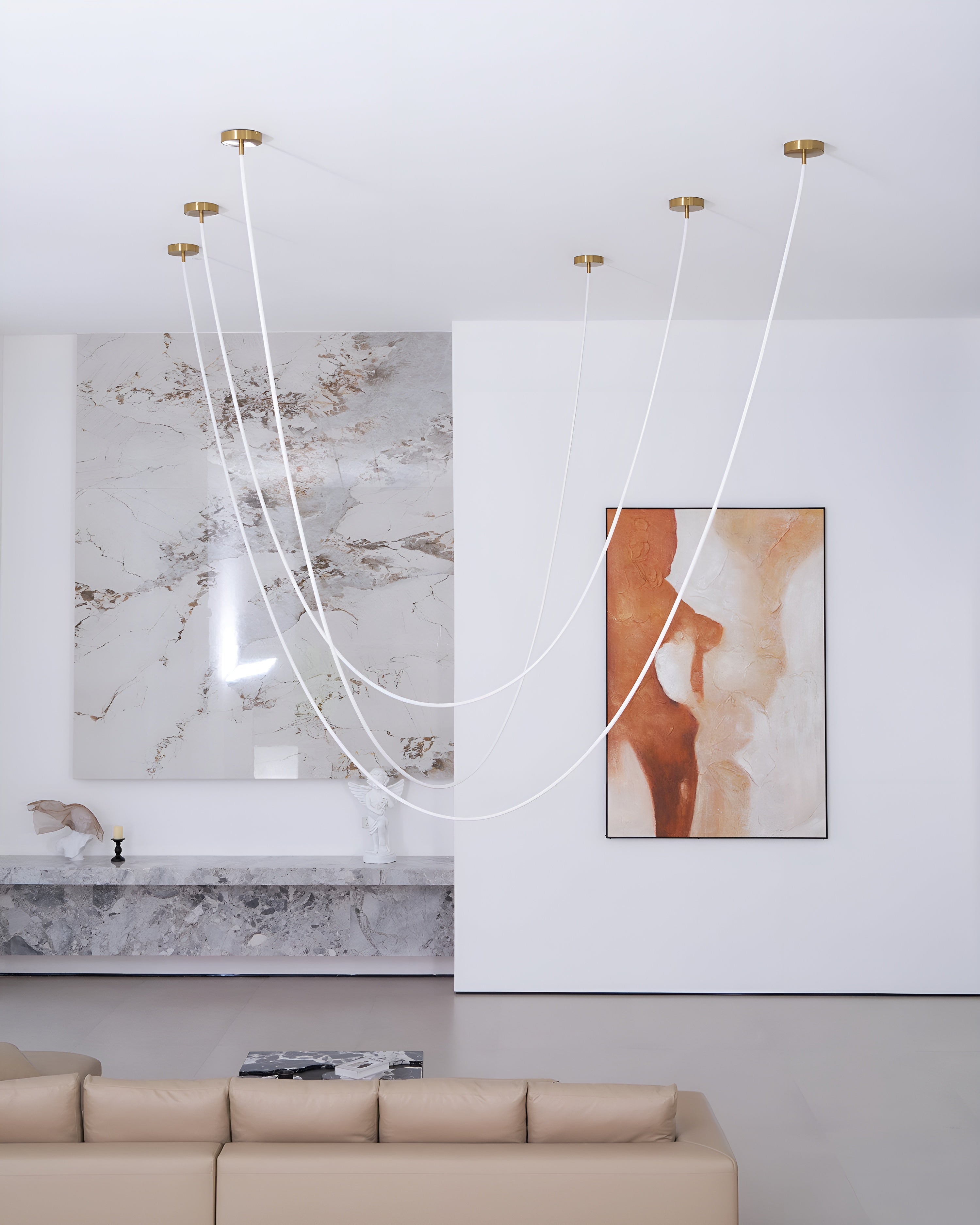 Luminexia – Flex LED Pendant Light with Adjustable Sculptural Modern Design