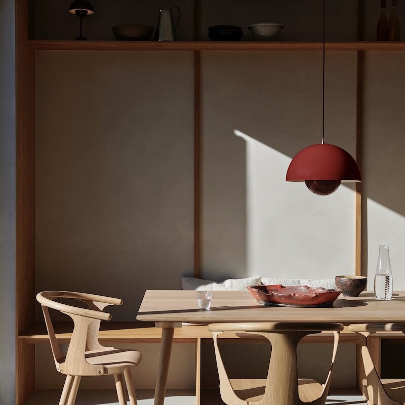 Prismalux - Half-round pendant lamp with warm LED light