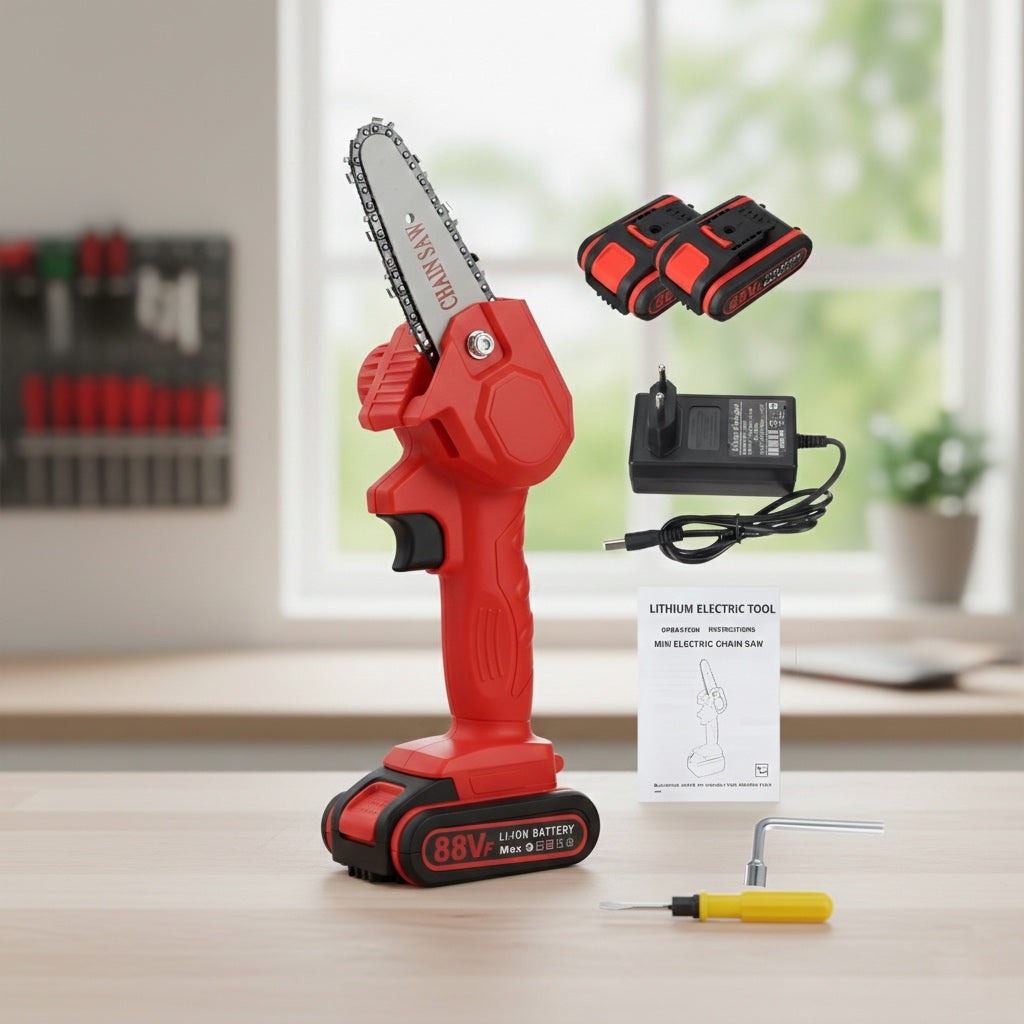 Arborix – Battery Powered Mini Chainsaw for Pruning and Garden Care