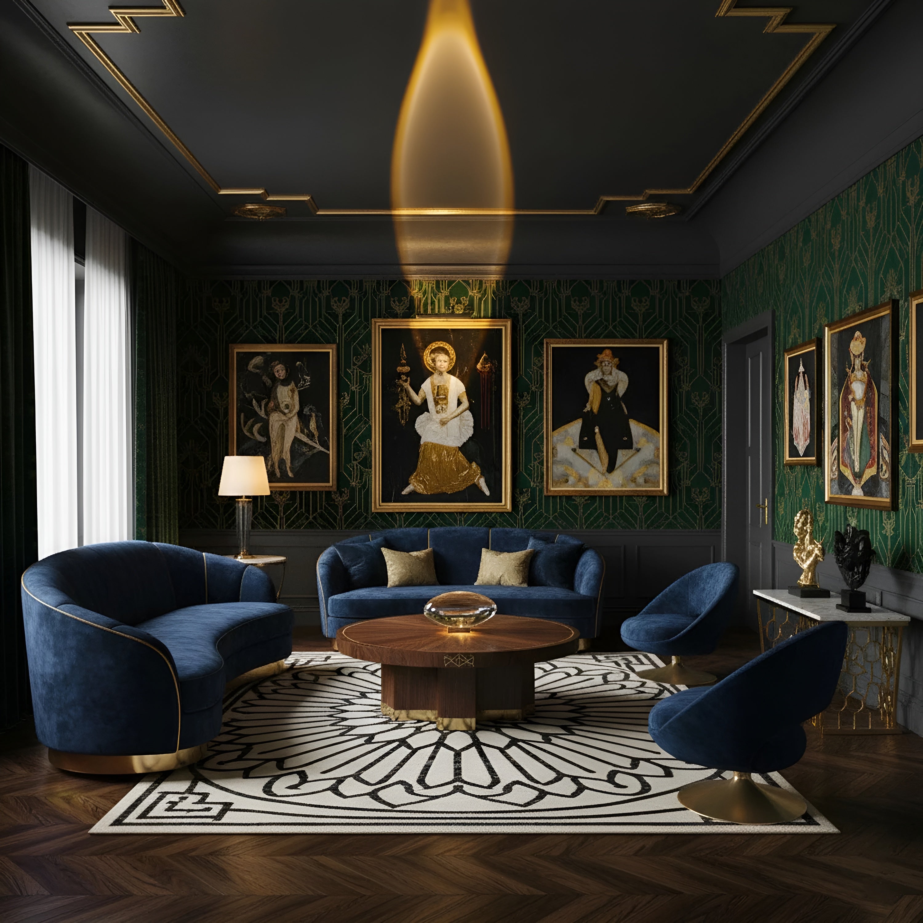 Atmara – Atman Table Lamp Minimal Glass LED Ambient Light