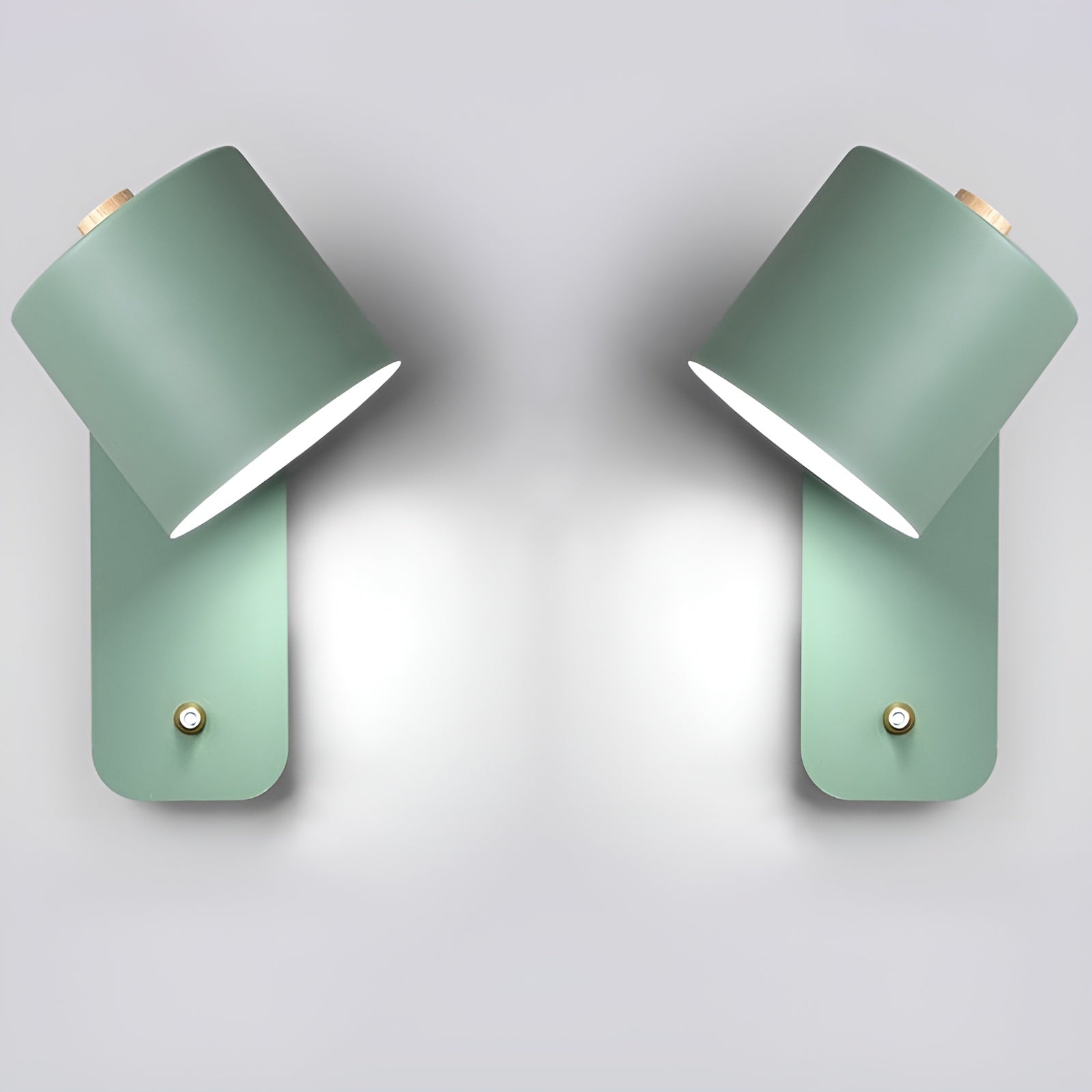 LumaTurn – Modern LED Wall Lamp with Switch and Adjustable Metal Indoor Wall Light