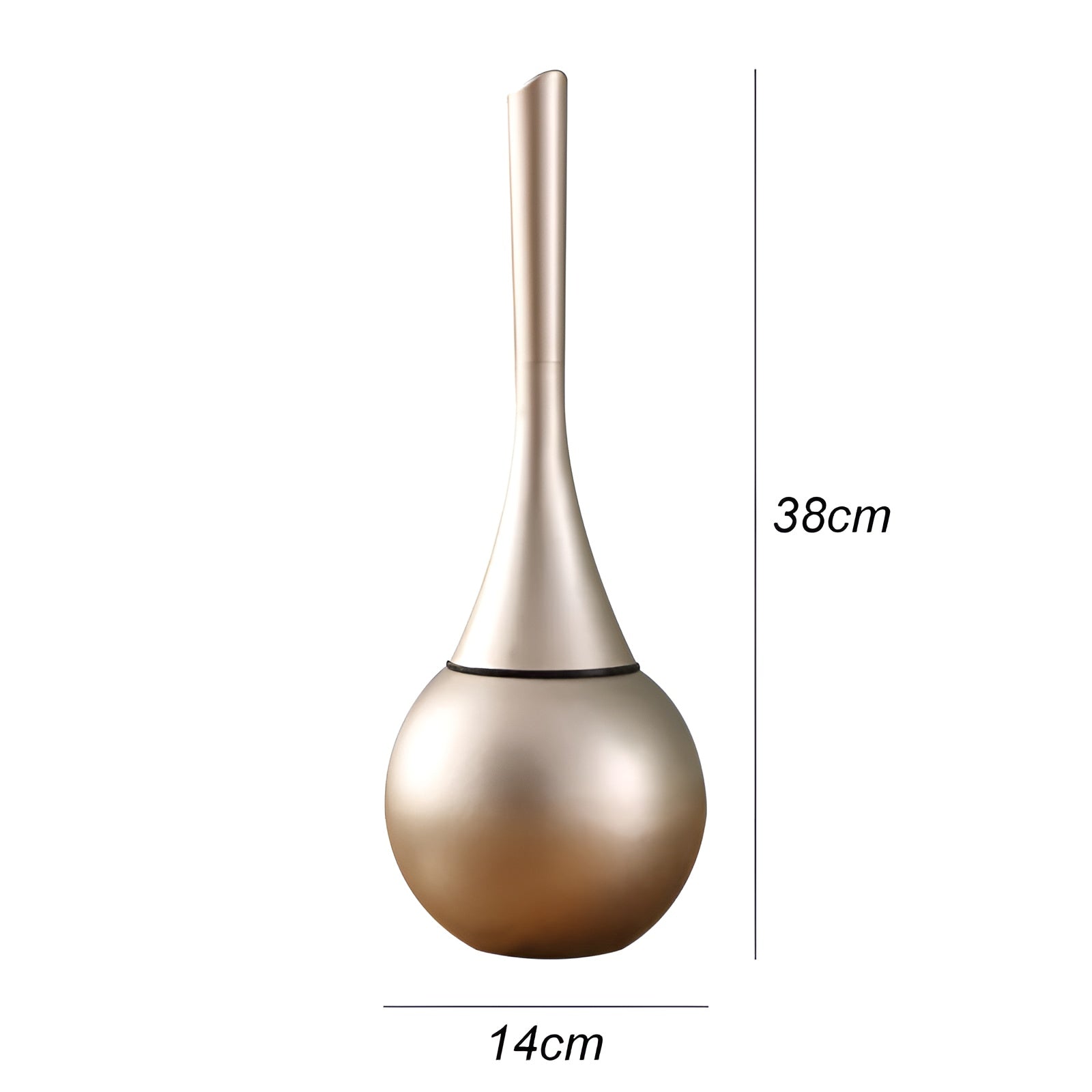LustraClean – Toilet Brush Hygienic Modern Splash Resistant Bathroom Tool