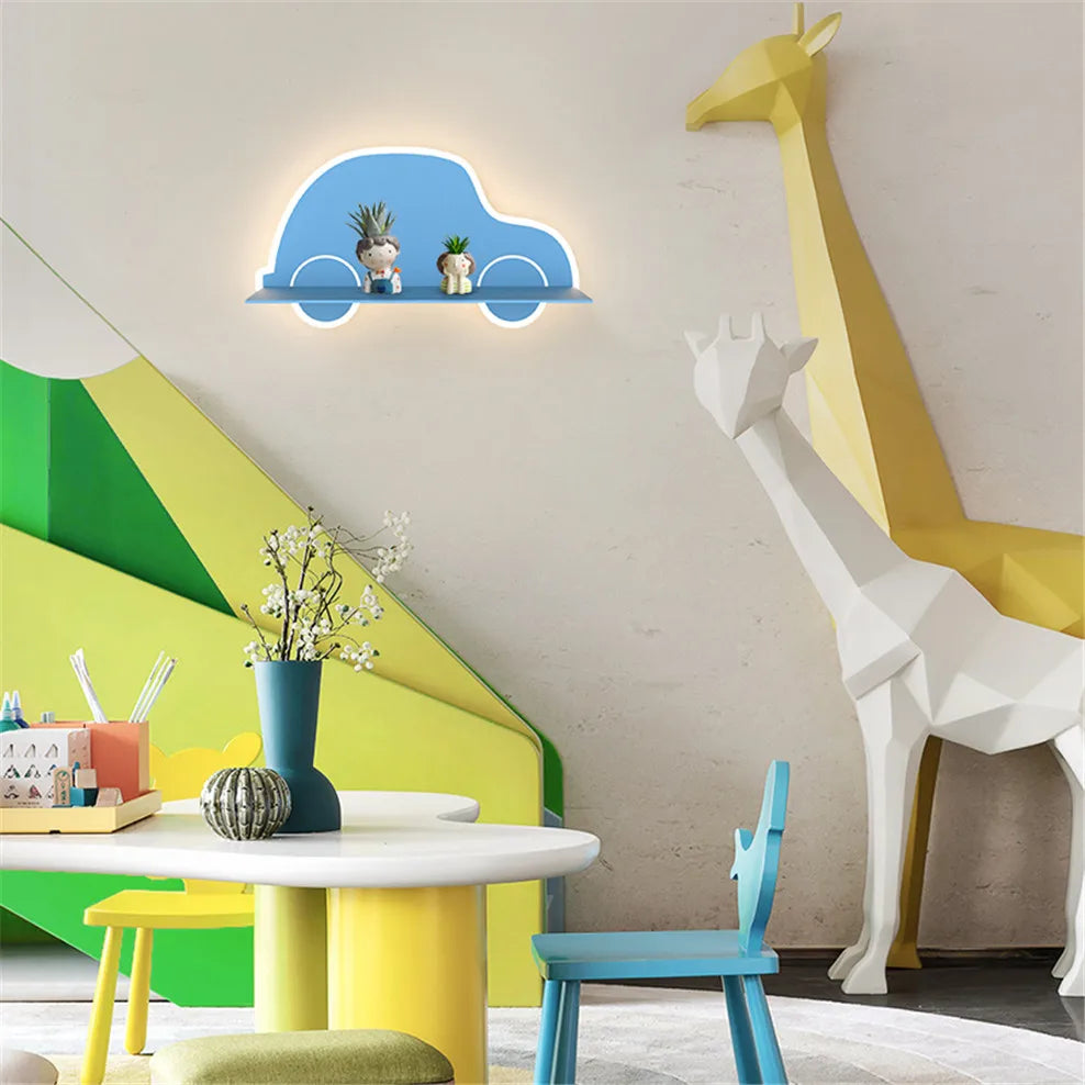 AeroGlow – LED wall lamp for kids with airplane design