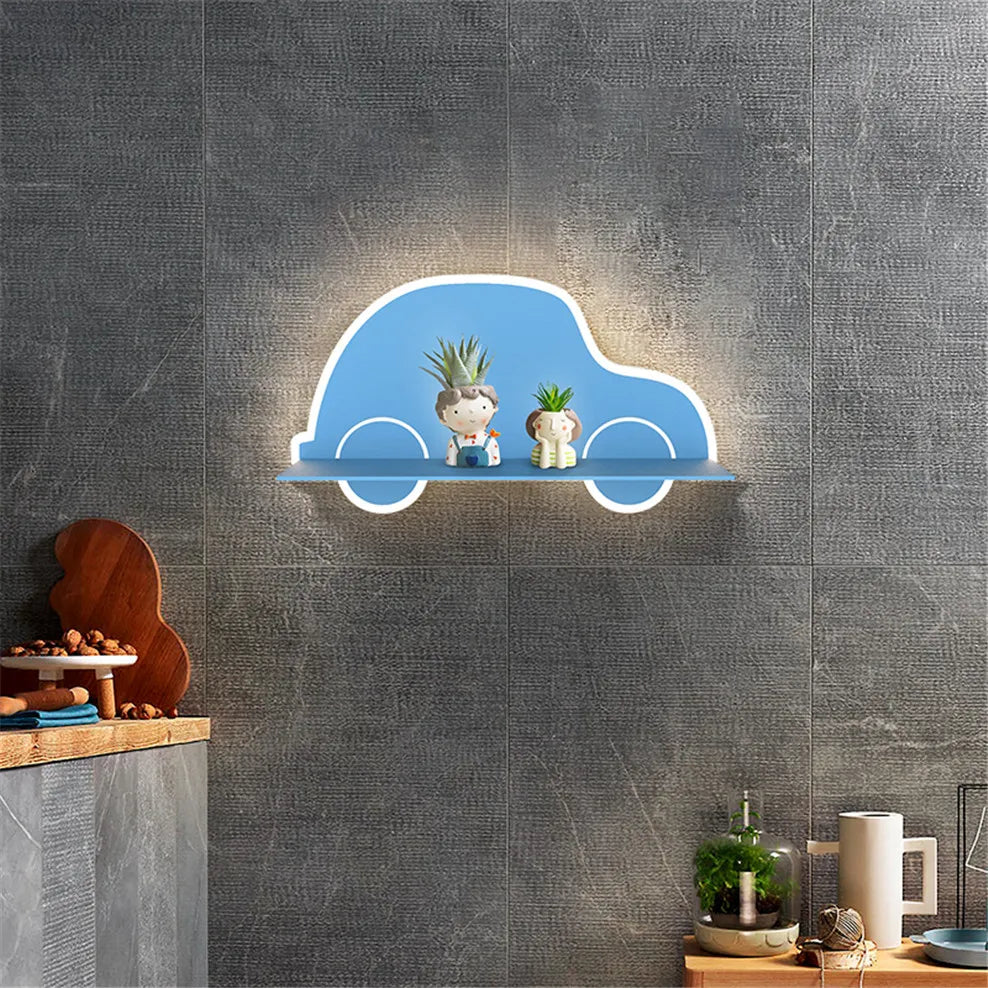 AeroGlow – LED wall lamp for kids with airplane design